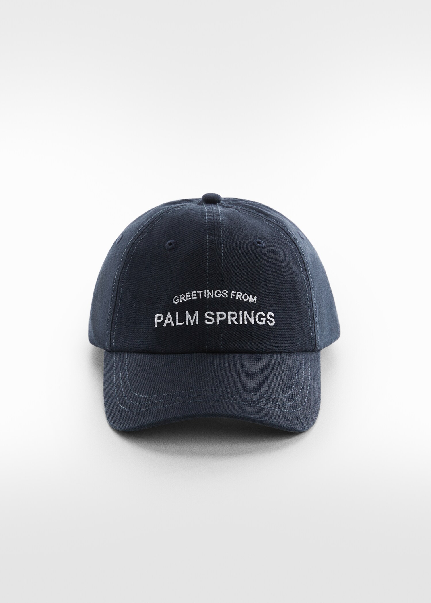 Embroidered message cap - Medium plane