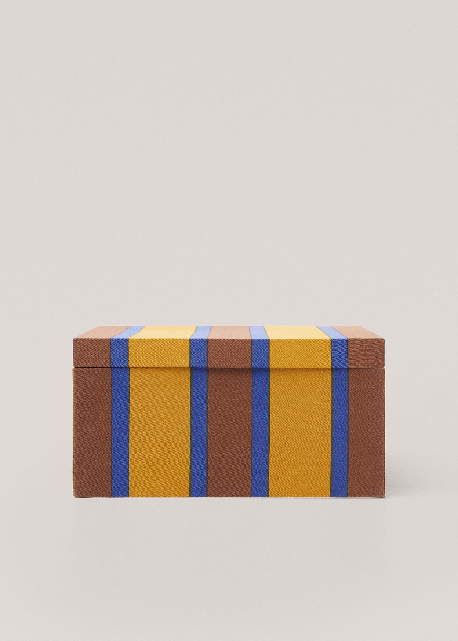 Striped fabric box 36x27cm - Article without model