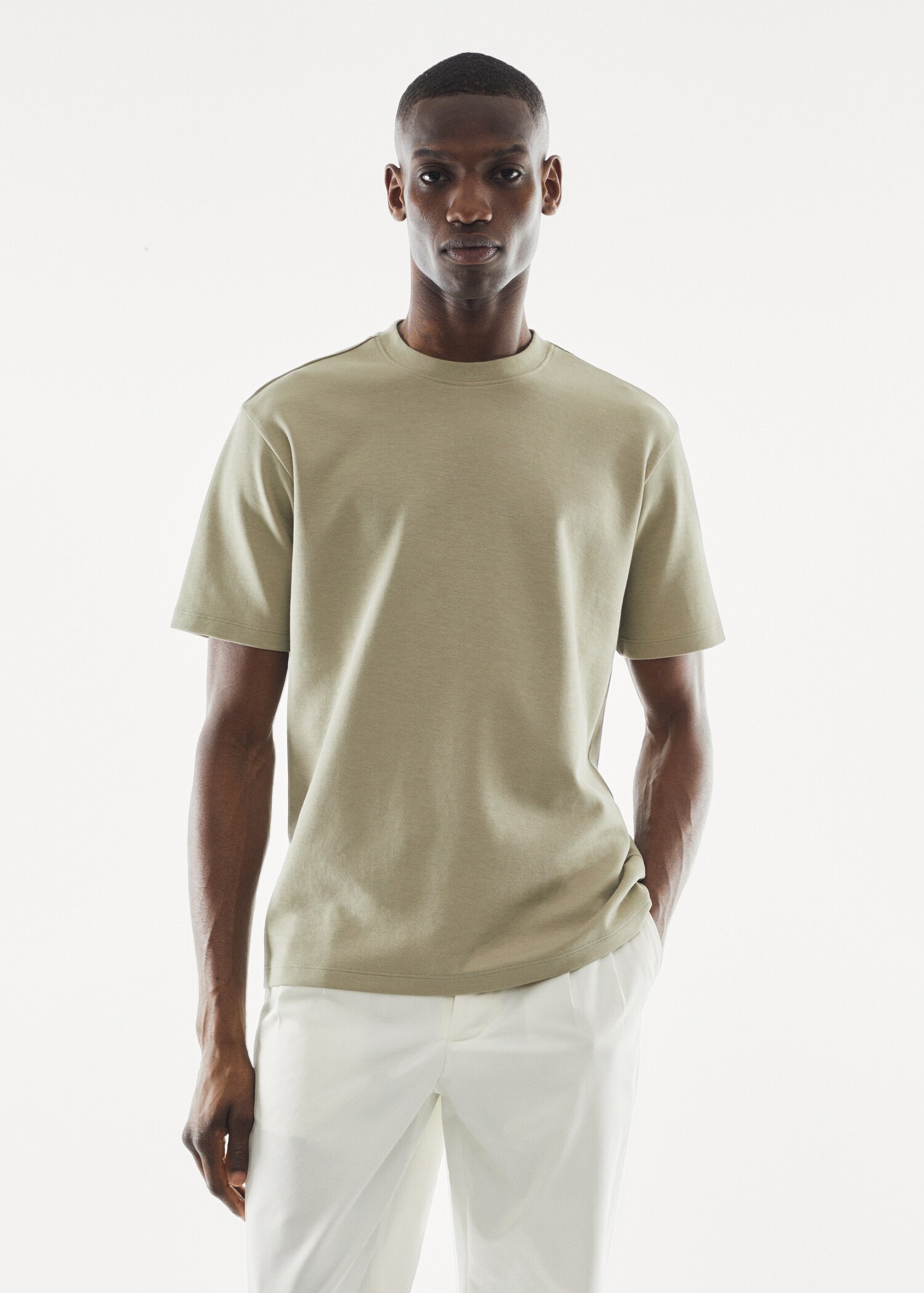 Breathable cotton t-shirt - Medium plane