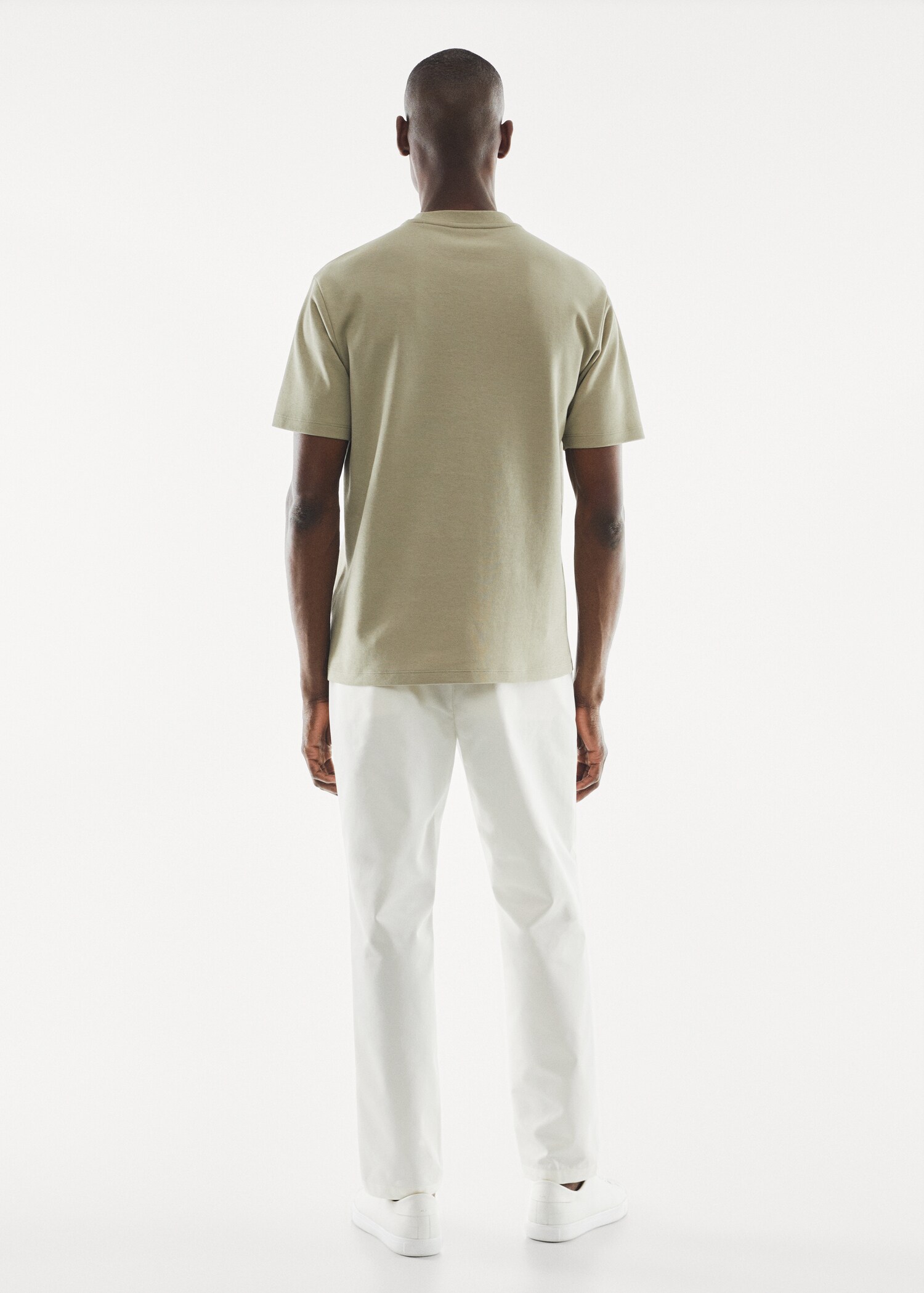 Breathable cotton t-shirt - Reverse of the article