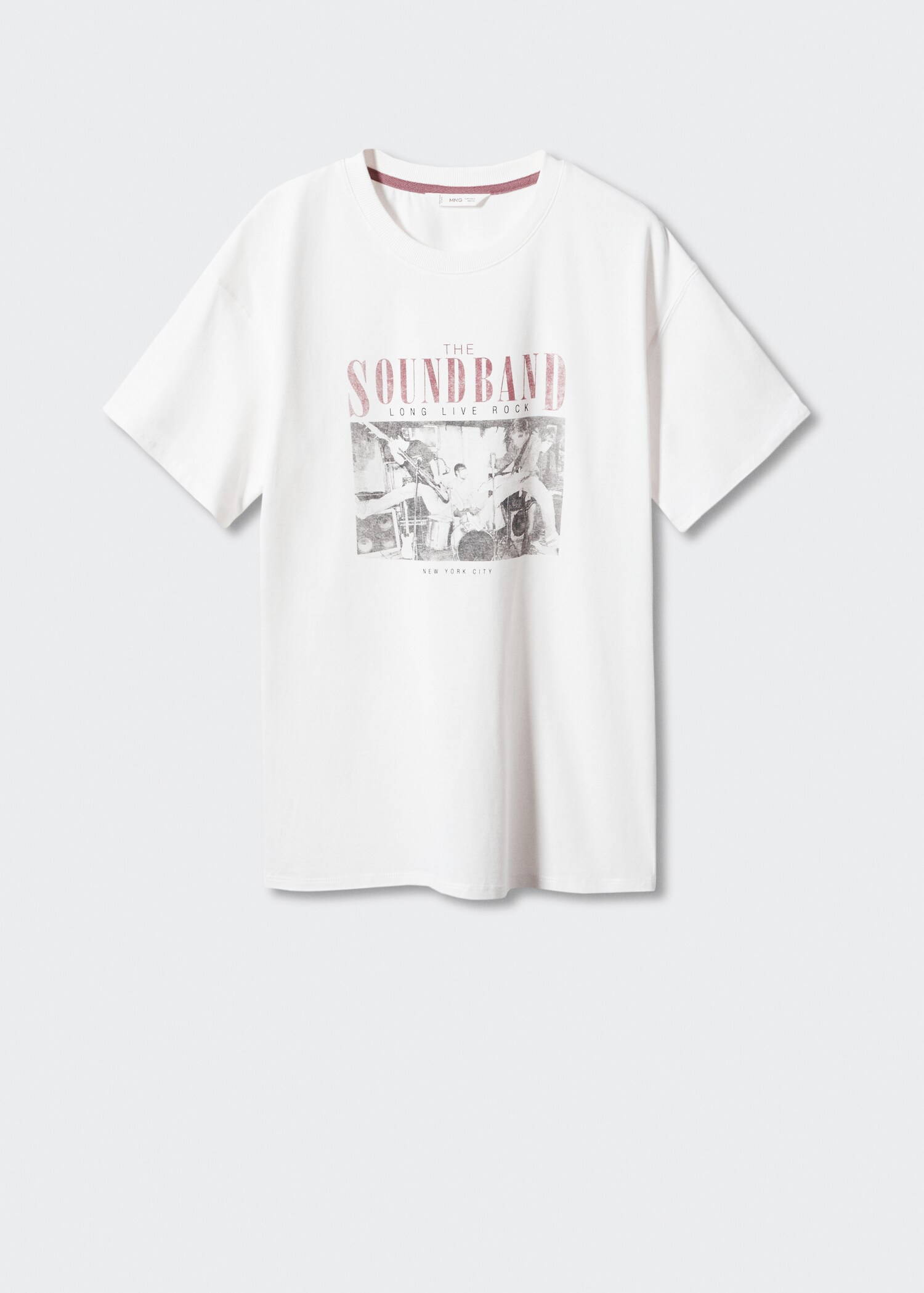 Printed cotton-blend t-shirt - Article without model
