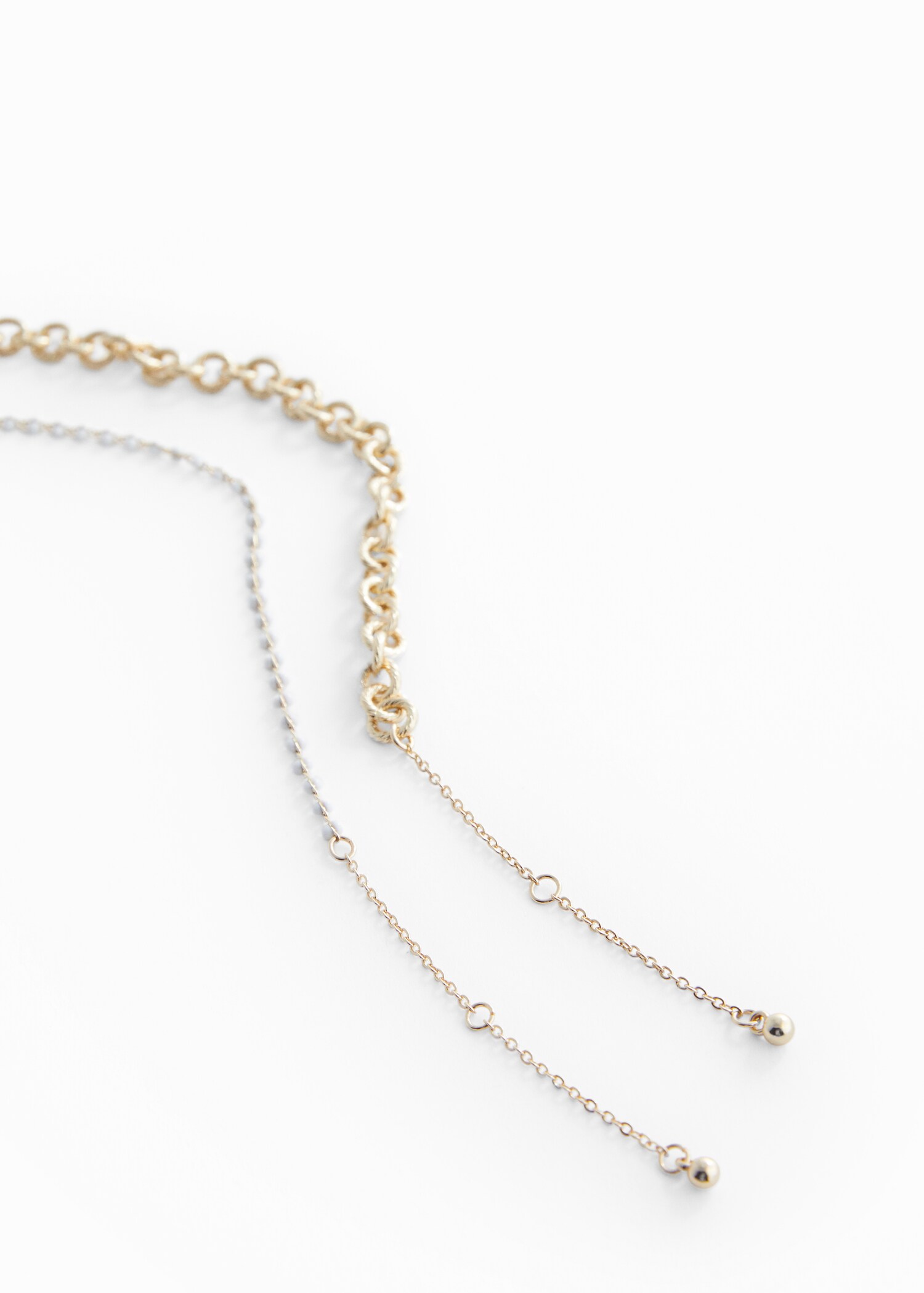Pack of 2 chain necklaces - Medium plane