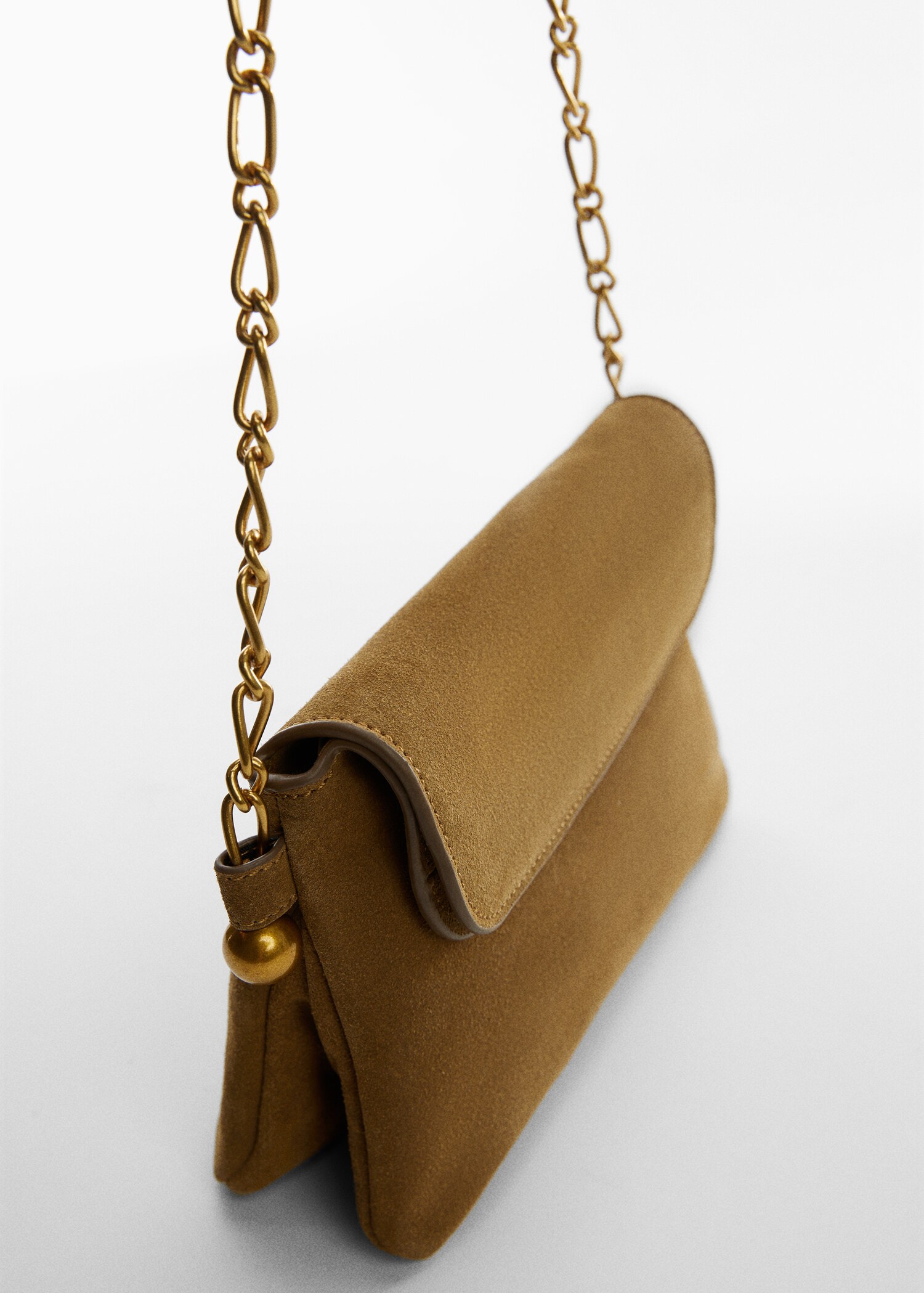 Sac croûte de cuir chaîne - Plan moyen