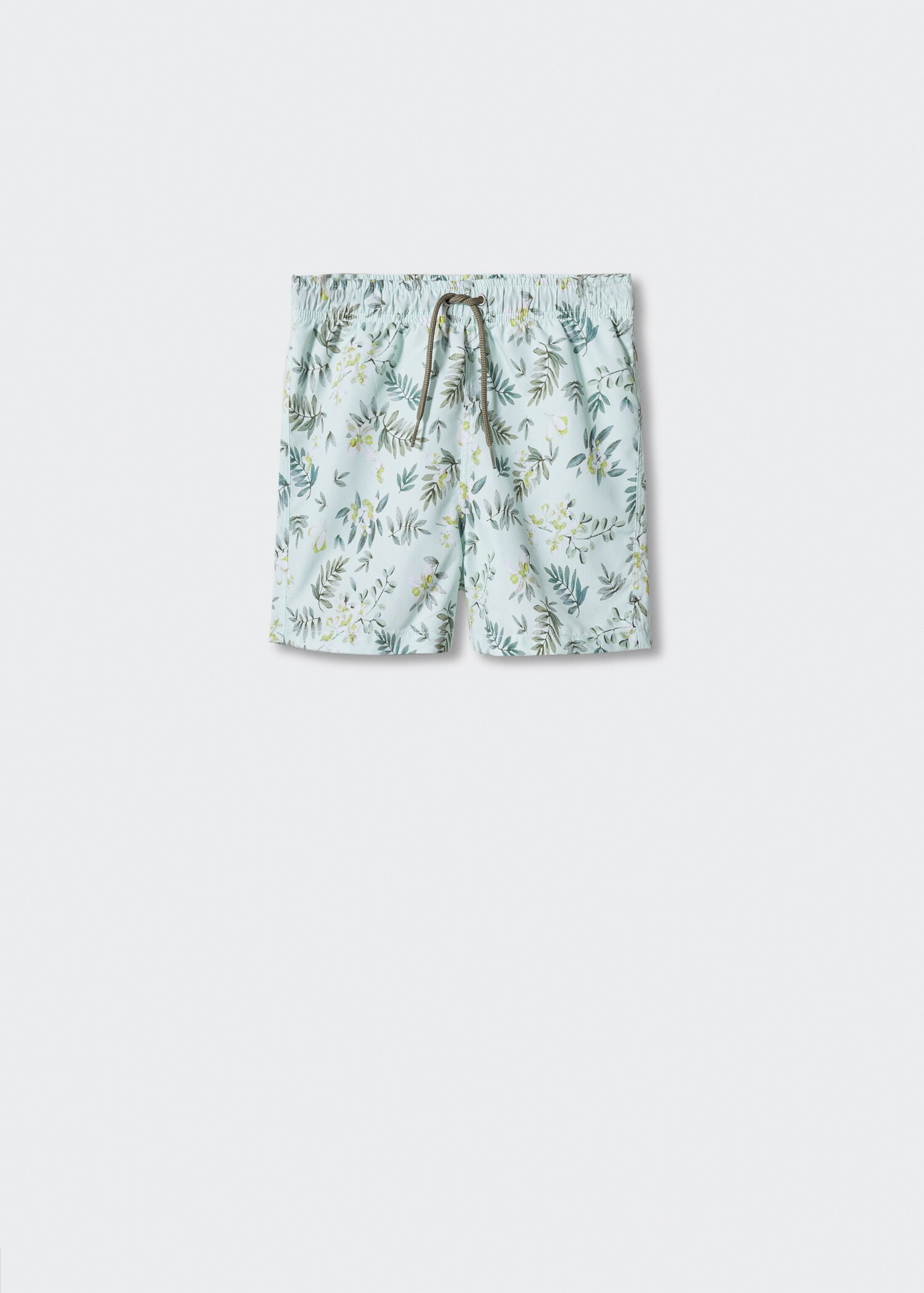Badeshorts mit Blatt-Motiv - Artikel ohne Model