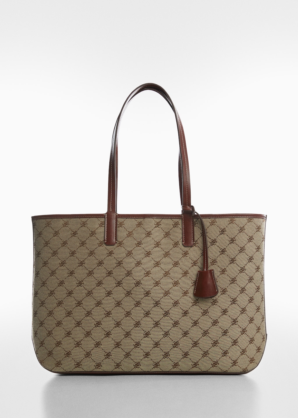 Jacquard baguette bag mango sale