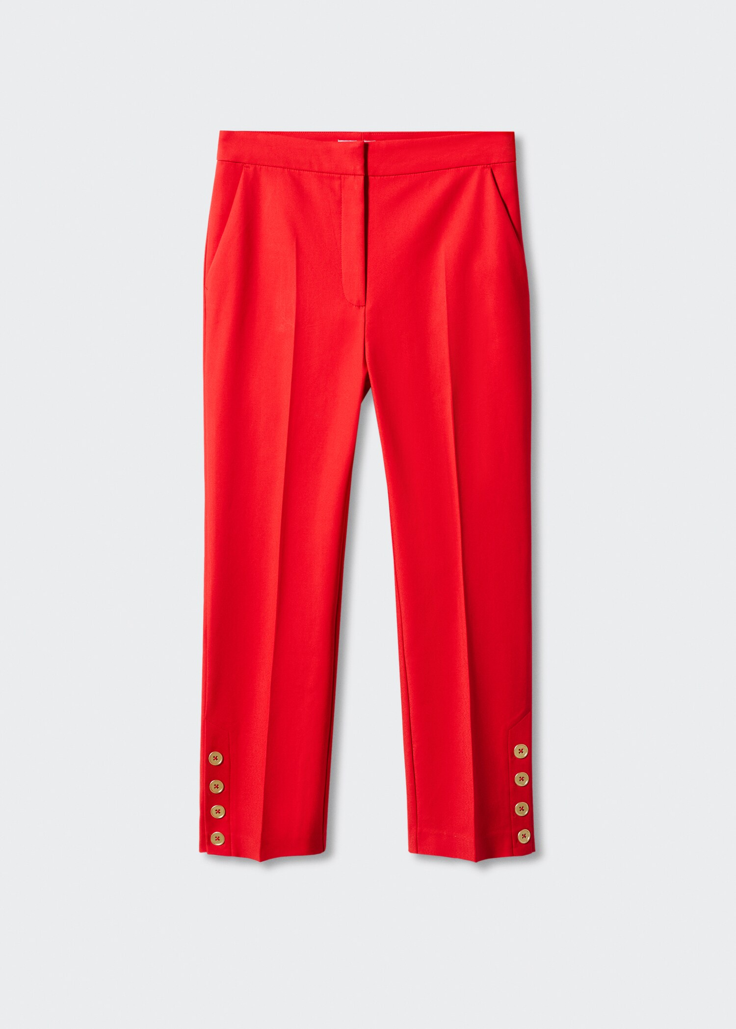 Gerade Hose mit Knöpfen - Artikel ohne Model