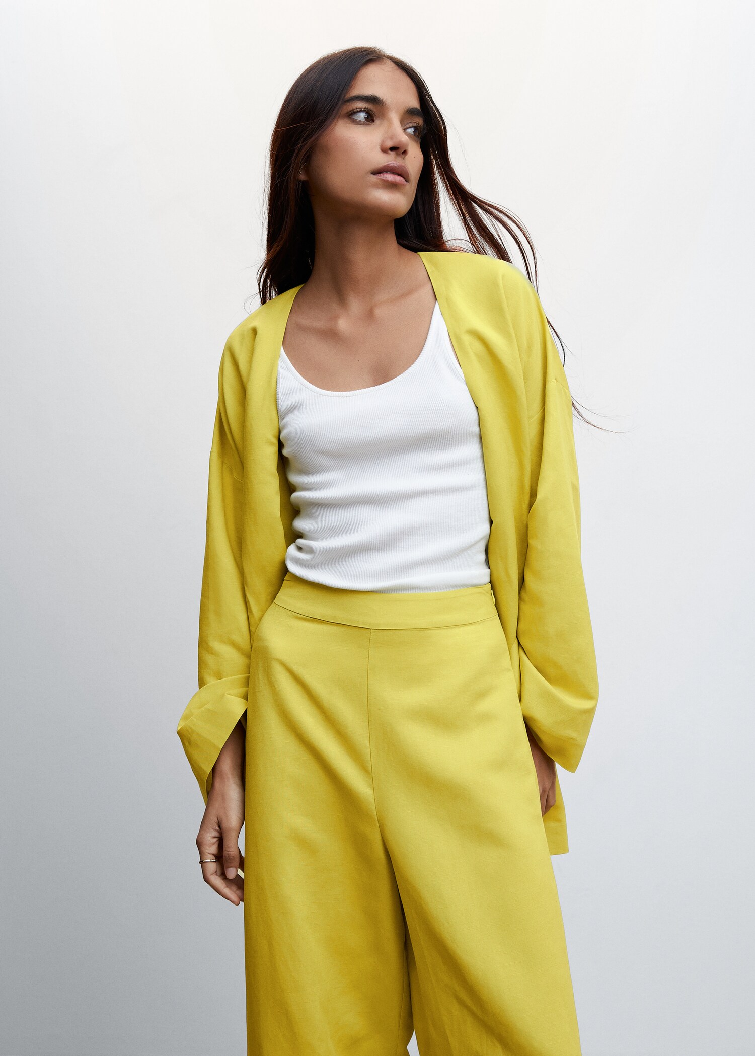 Pantalon crop lin - Détail de l'article 1