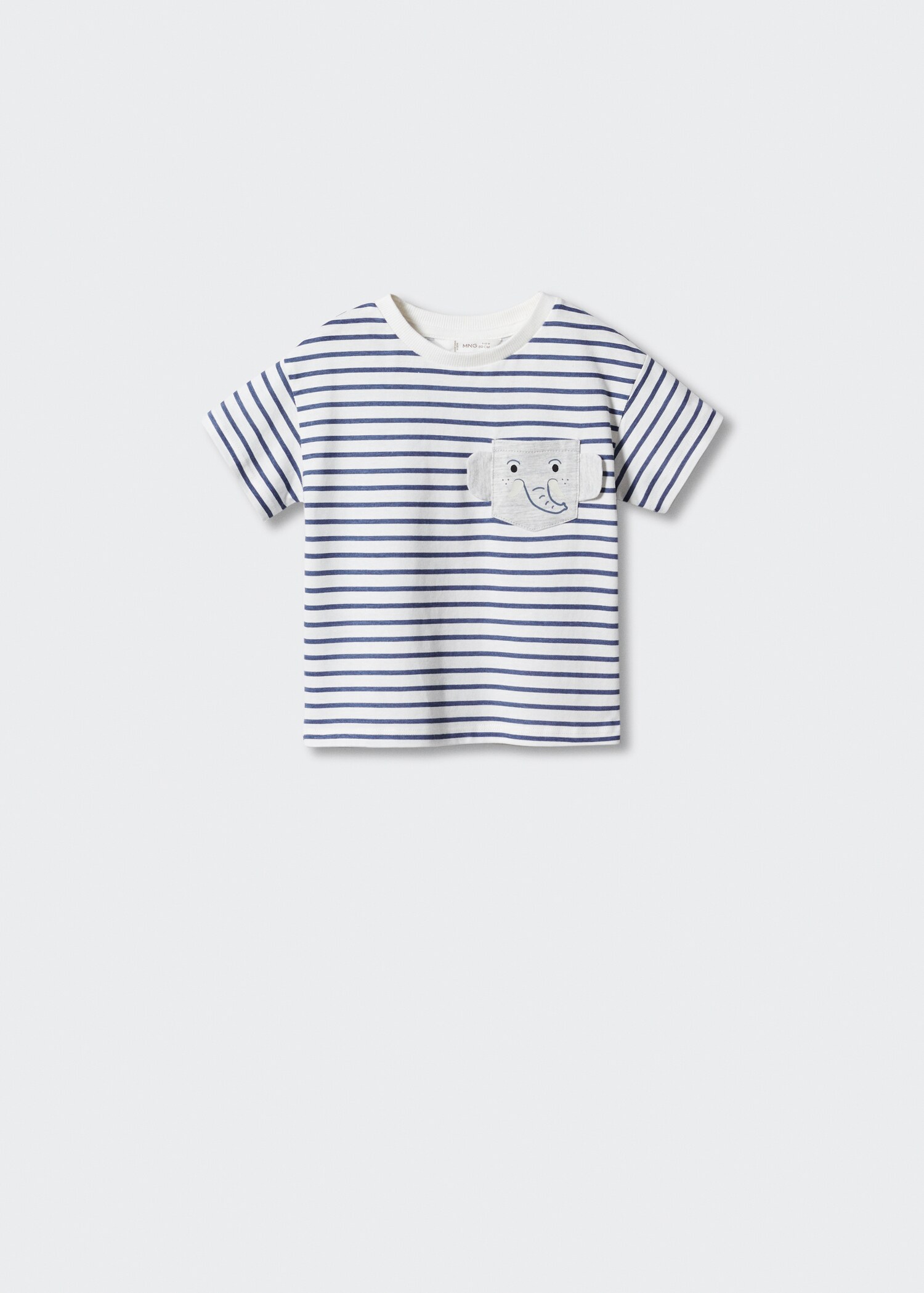 Camiseta rayas bolsillo - Artículo sin modelo
