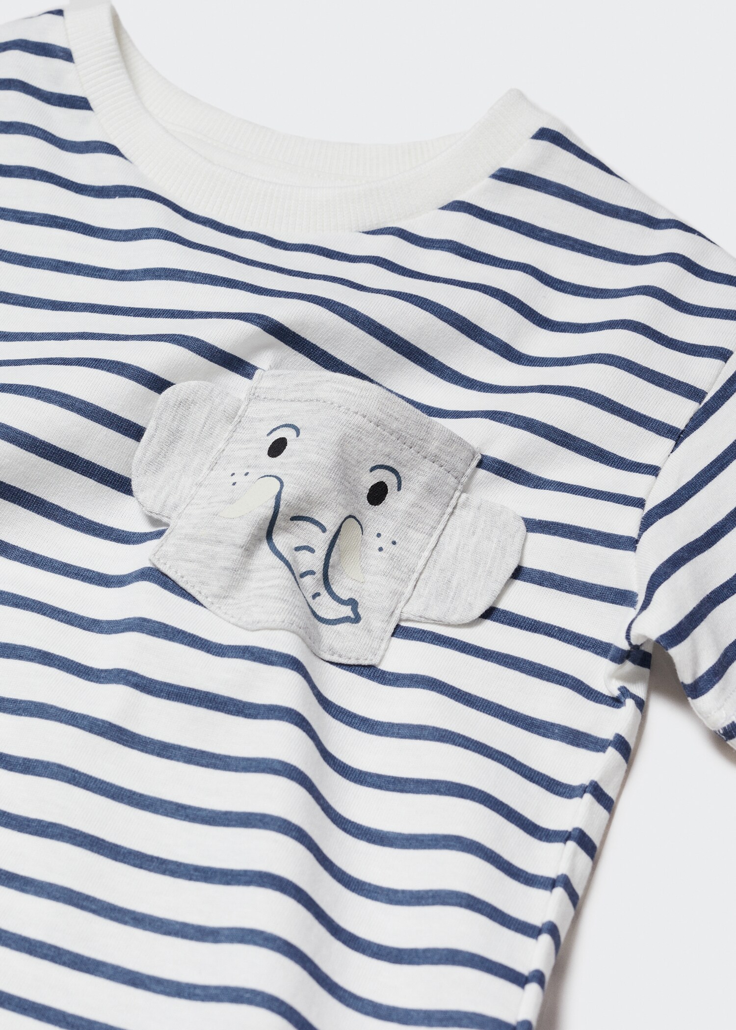 Camiseta rayas bolsillo - Detalle del artículo 0