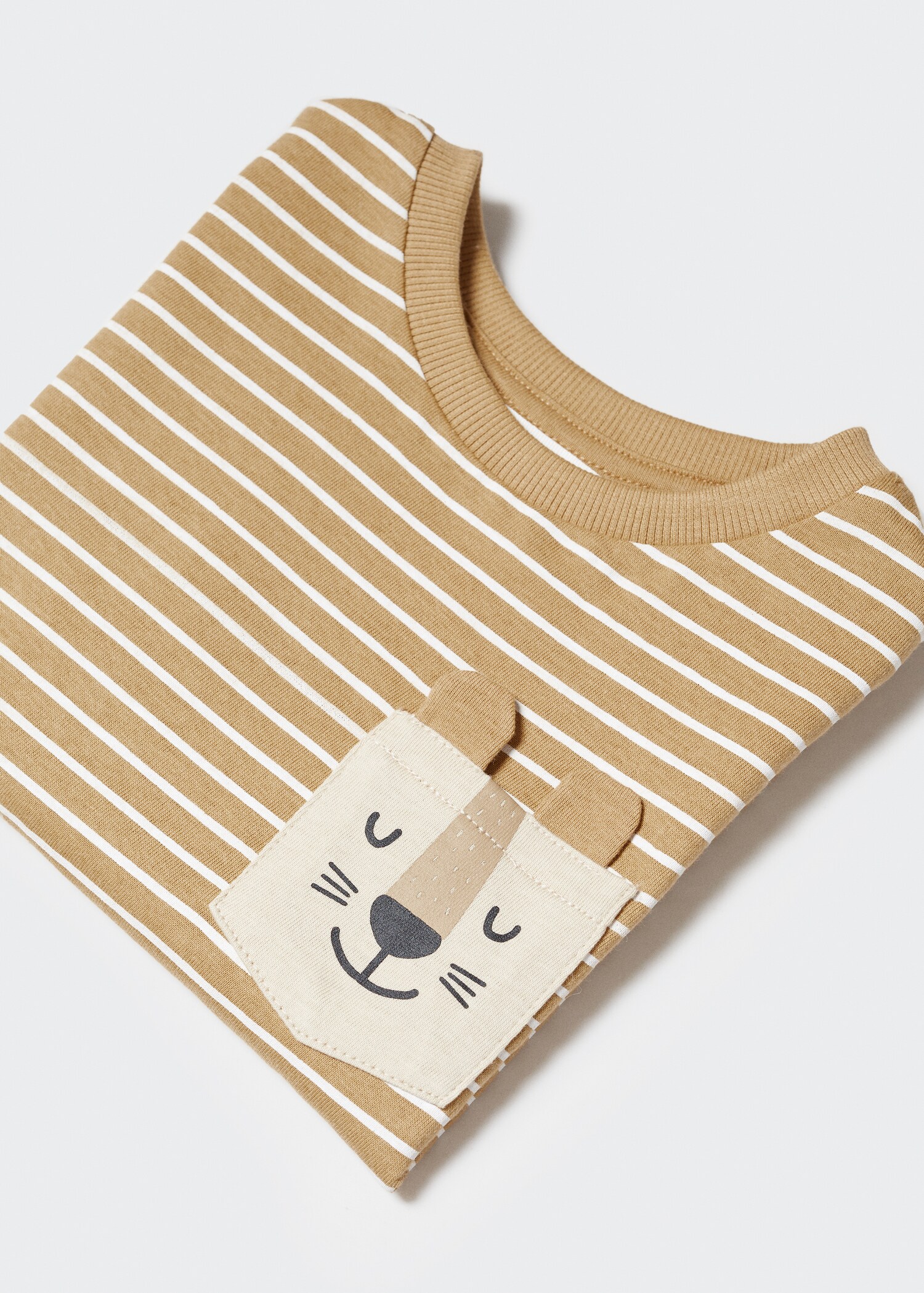 Camiseta rayas bolsillo - Detalle del artículo 0