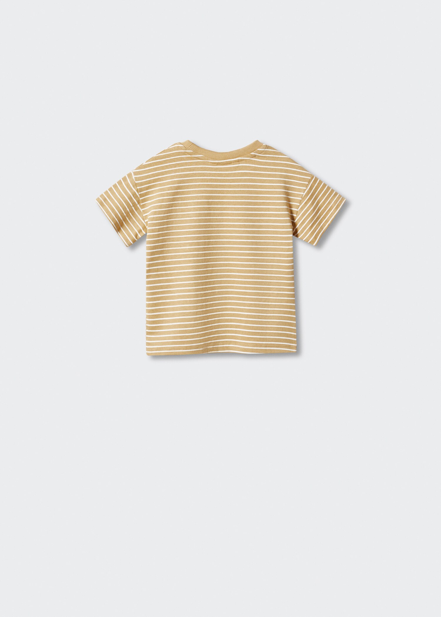 Camiseta rayas bolsillo - Reverso del artículo