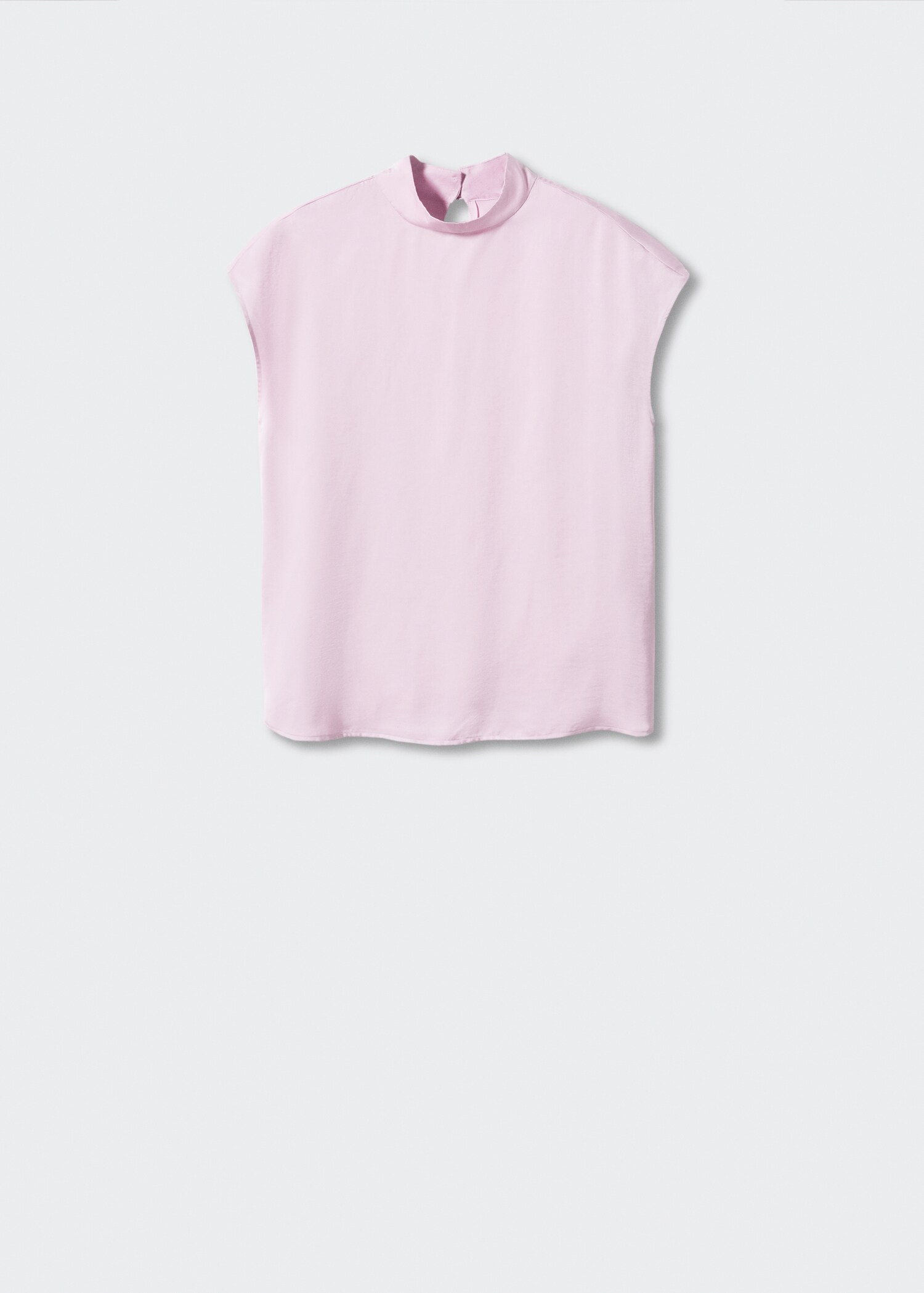 Blouse satinée col roulé - Article sans modèle