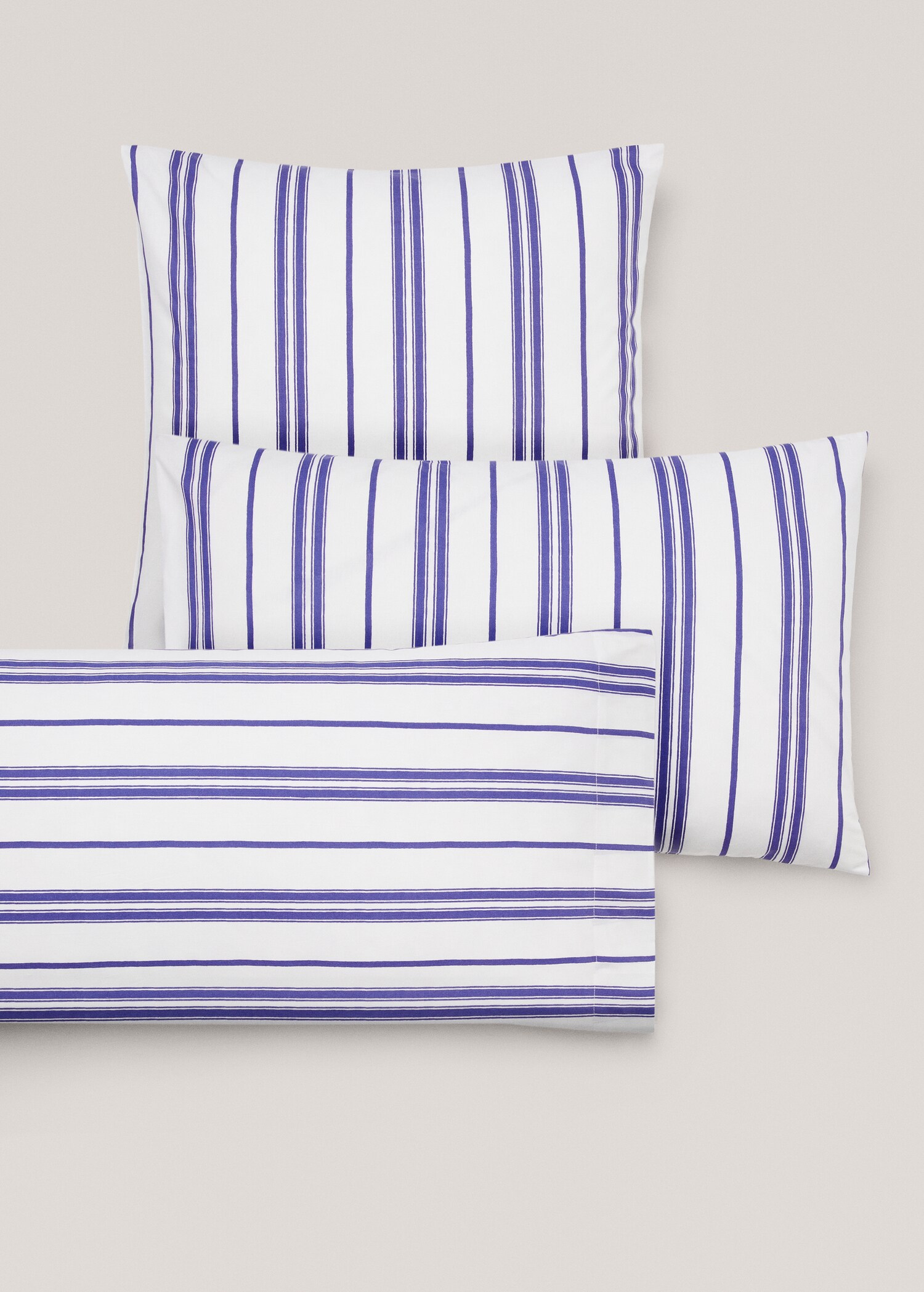 Set de două fețe de pernă/pernuță cu dungi 50x75 cm - Detaliu al articolului 4