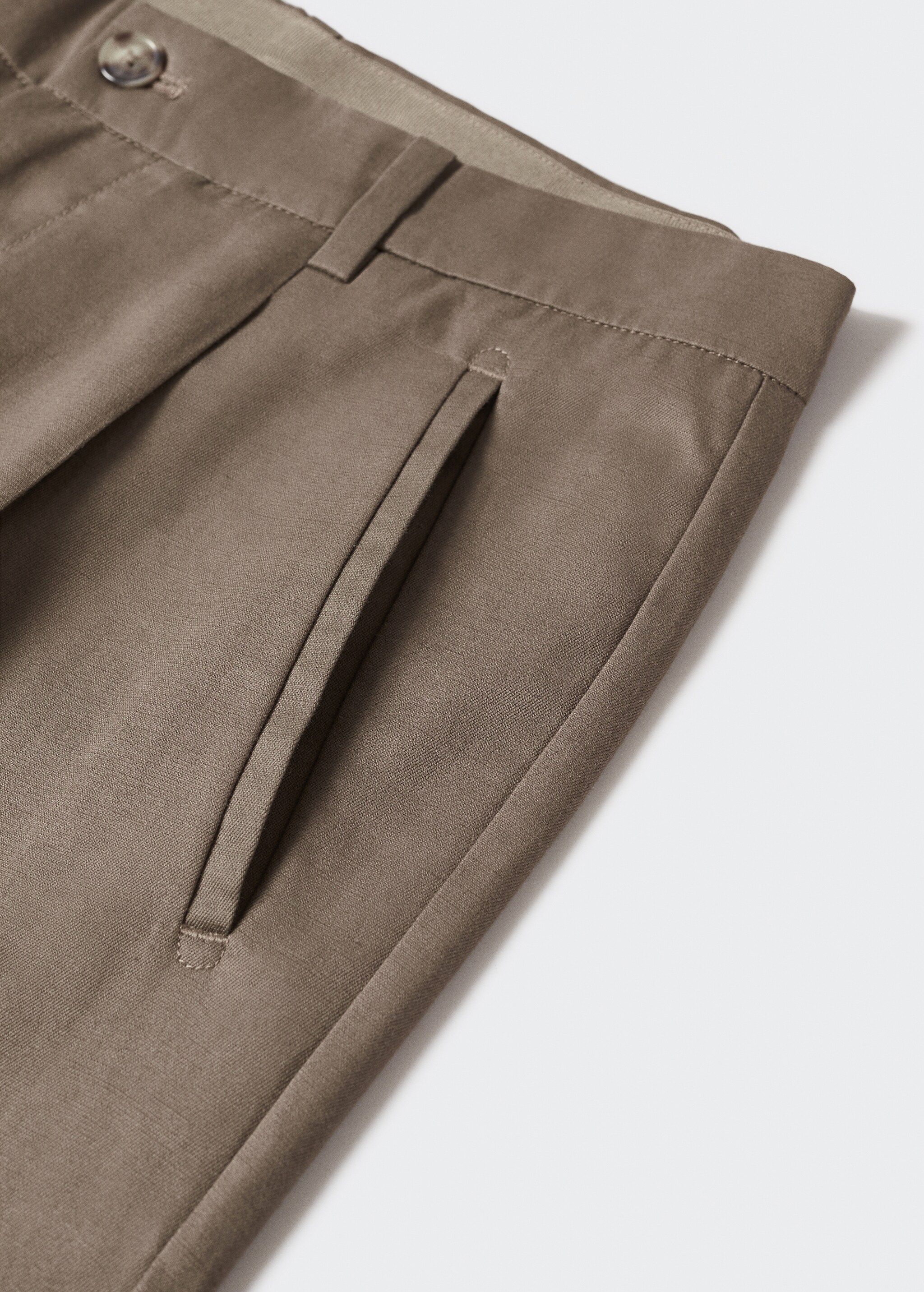 Pleated cotton linen trousers - Detaliu al articolului 8