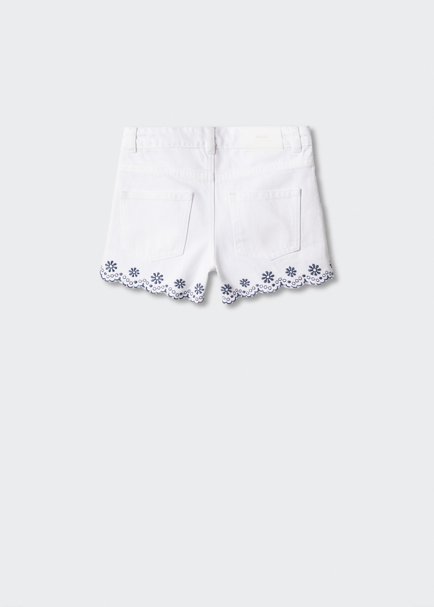 Short detalles pespunteados - Reverso del artículo