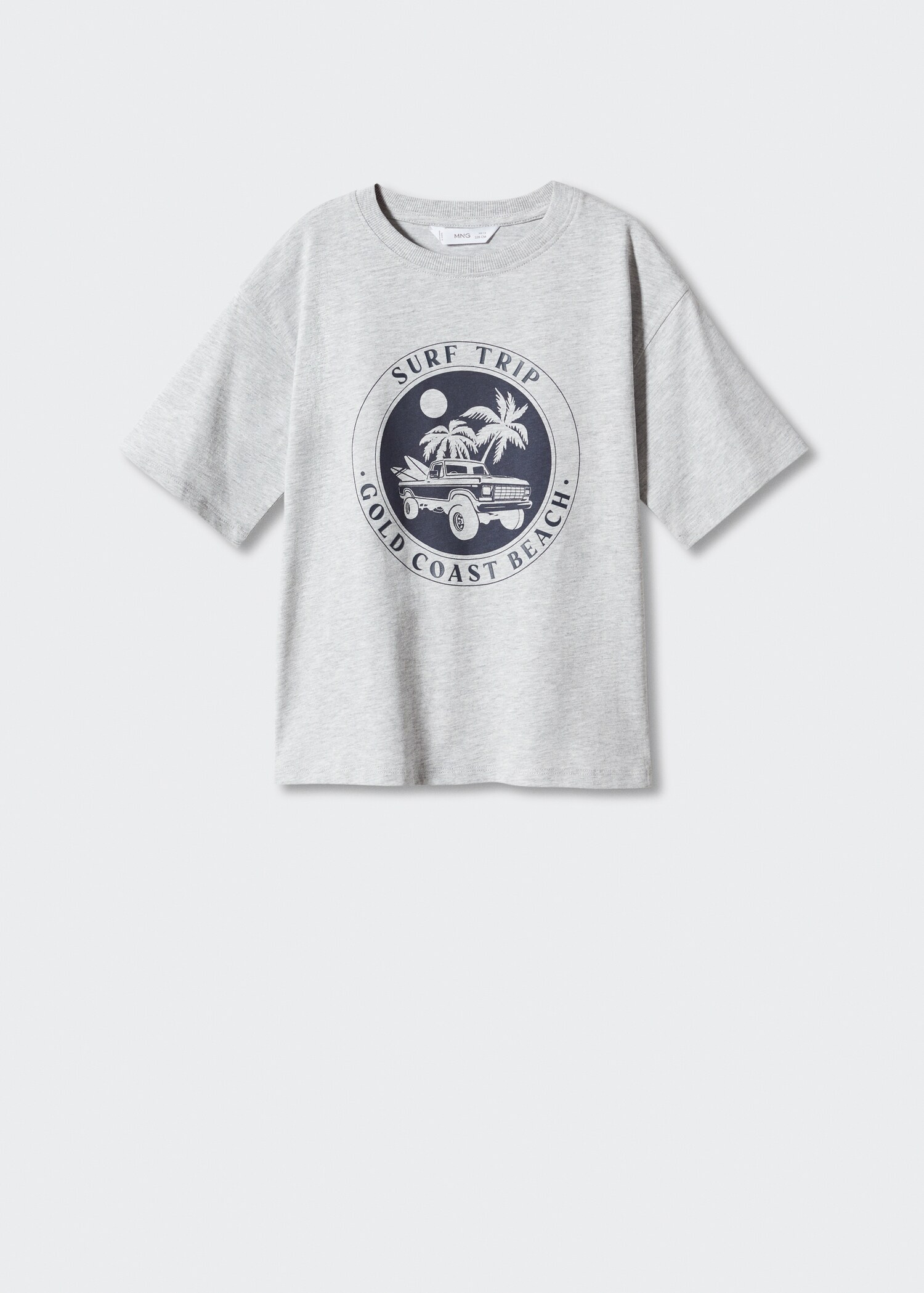 Printed cotton-blend t-shirt - Article without model