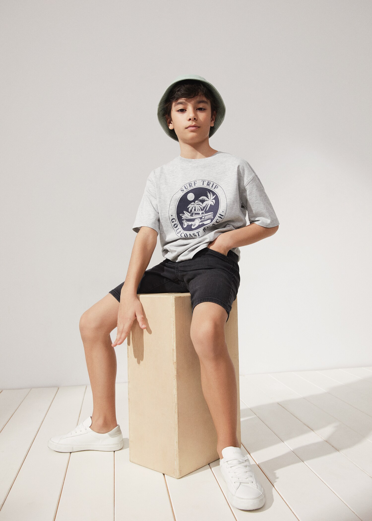 Printed cotton-blend t-shirt - Details of the article 5