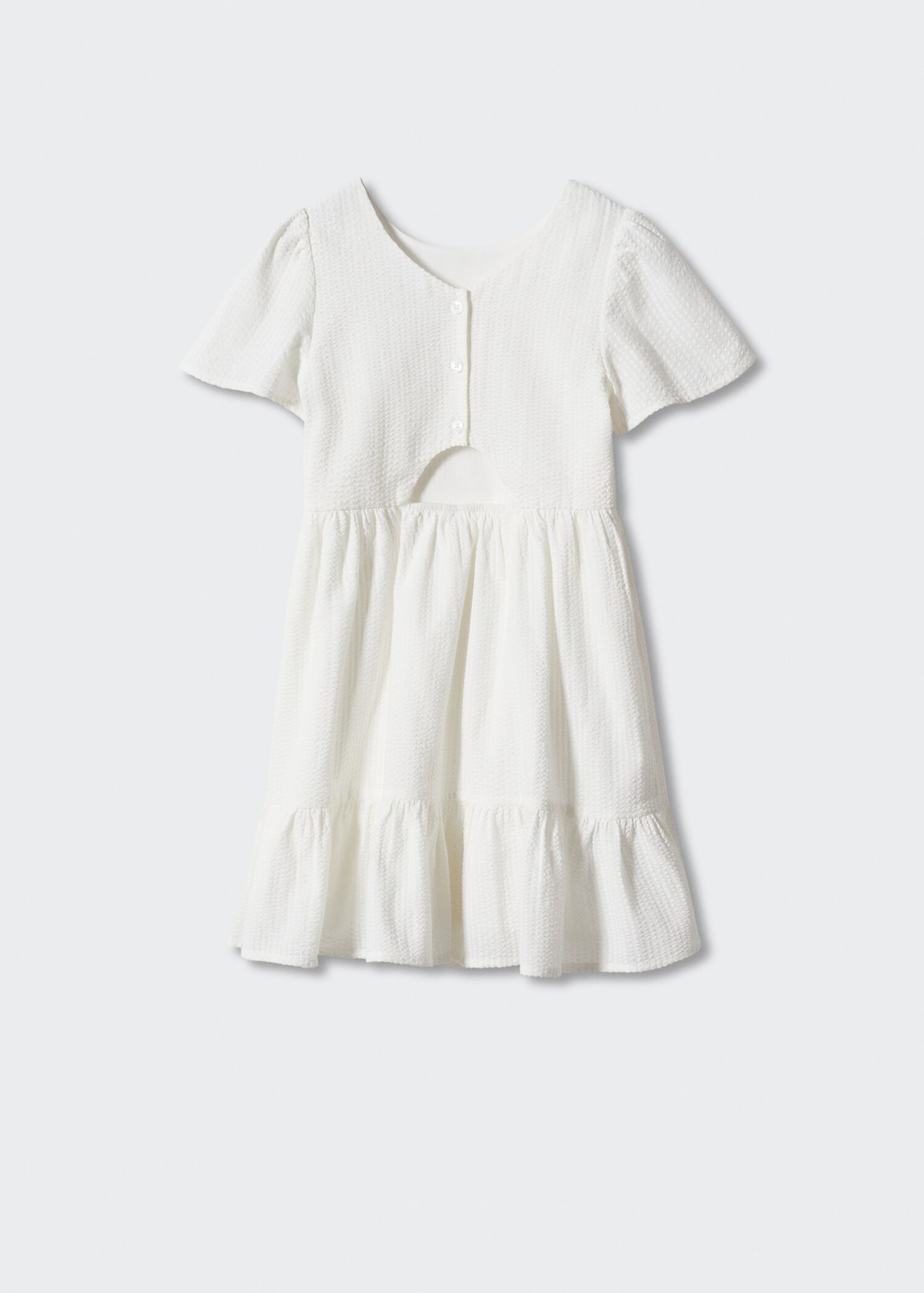 Vestido algodón volantes - Reverso del artículo