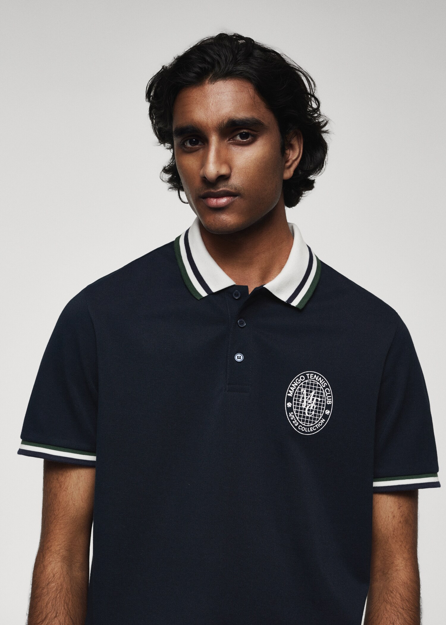 Bedrucktes Pikee-Poloshirt - Detail des Artikels 1