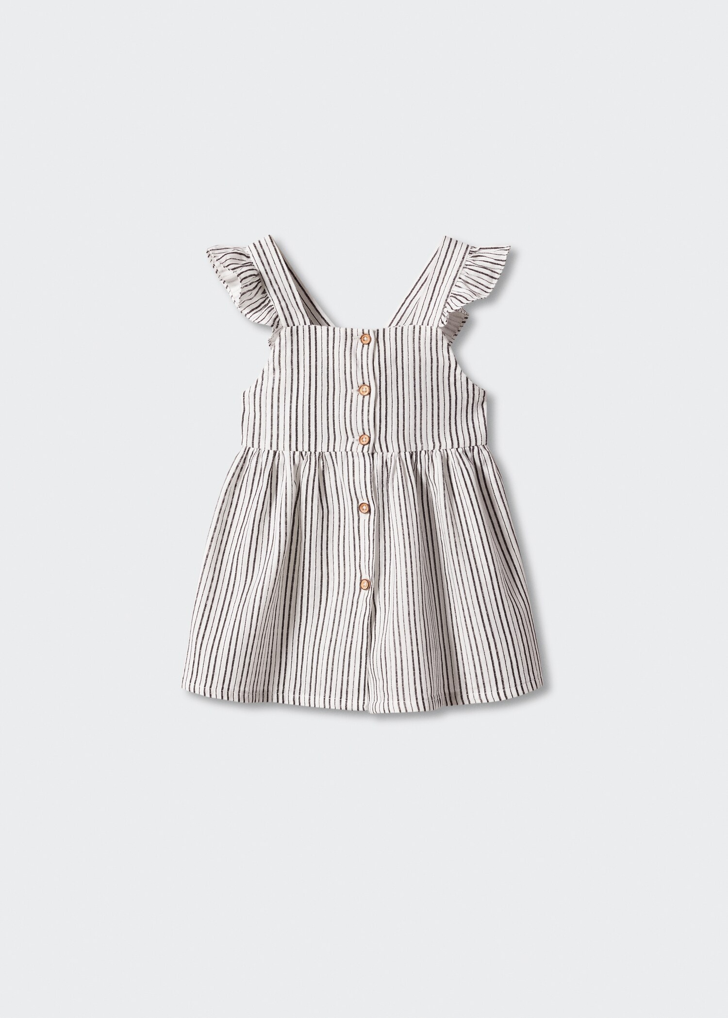 Striped ruffle dress - Article without model
