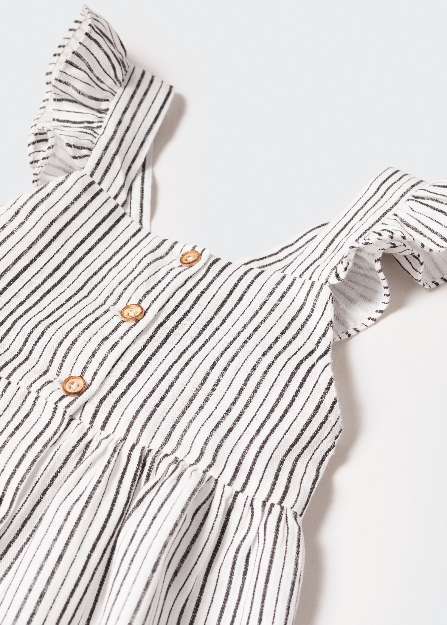 Striped ruffle dress - Details of the article 8