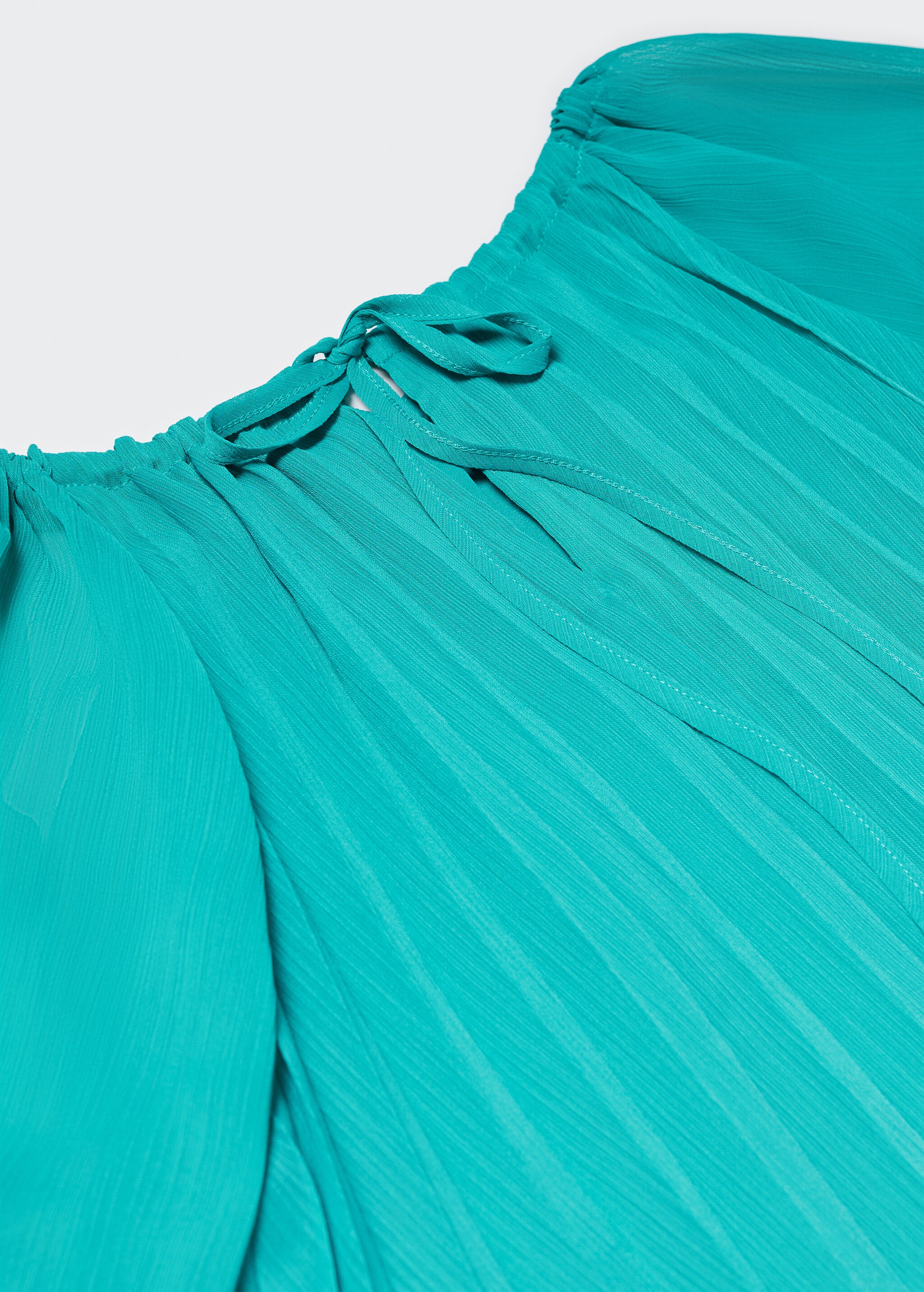 Pleated off-the-shoulder blouse - Details of the article 8