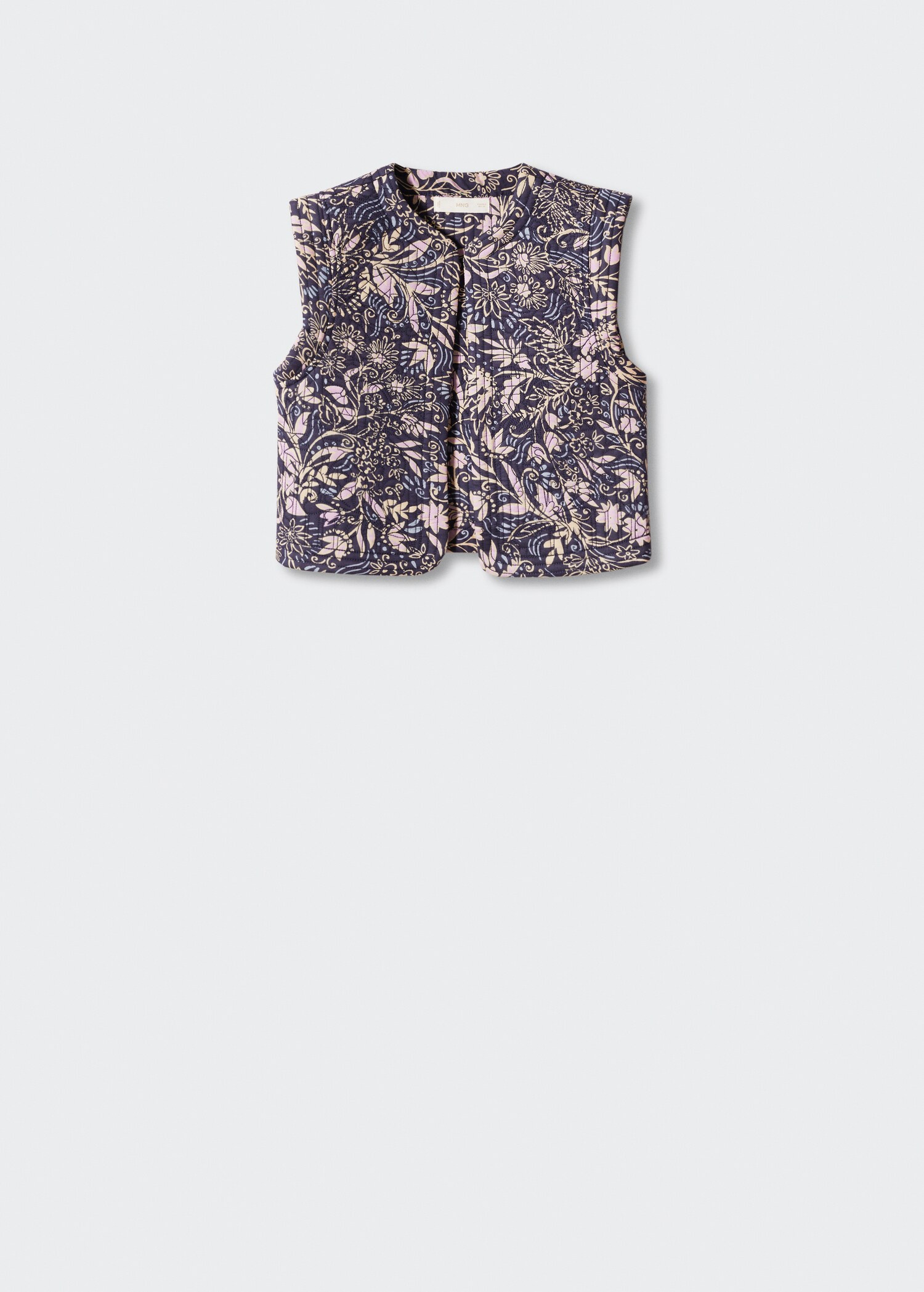 Chaleco acolchado floral - Artículo sin modelo