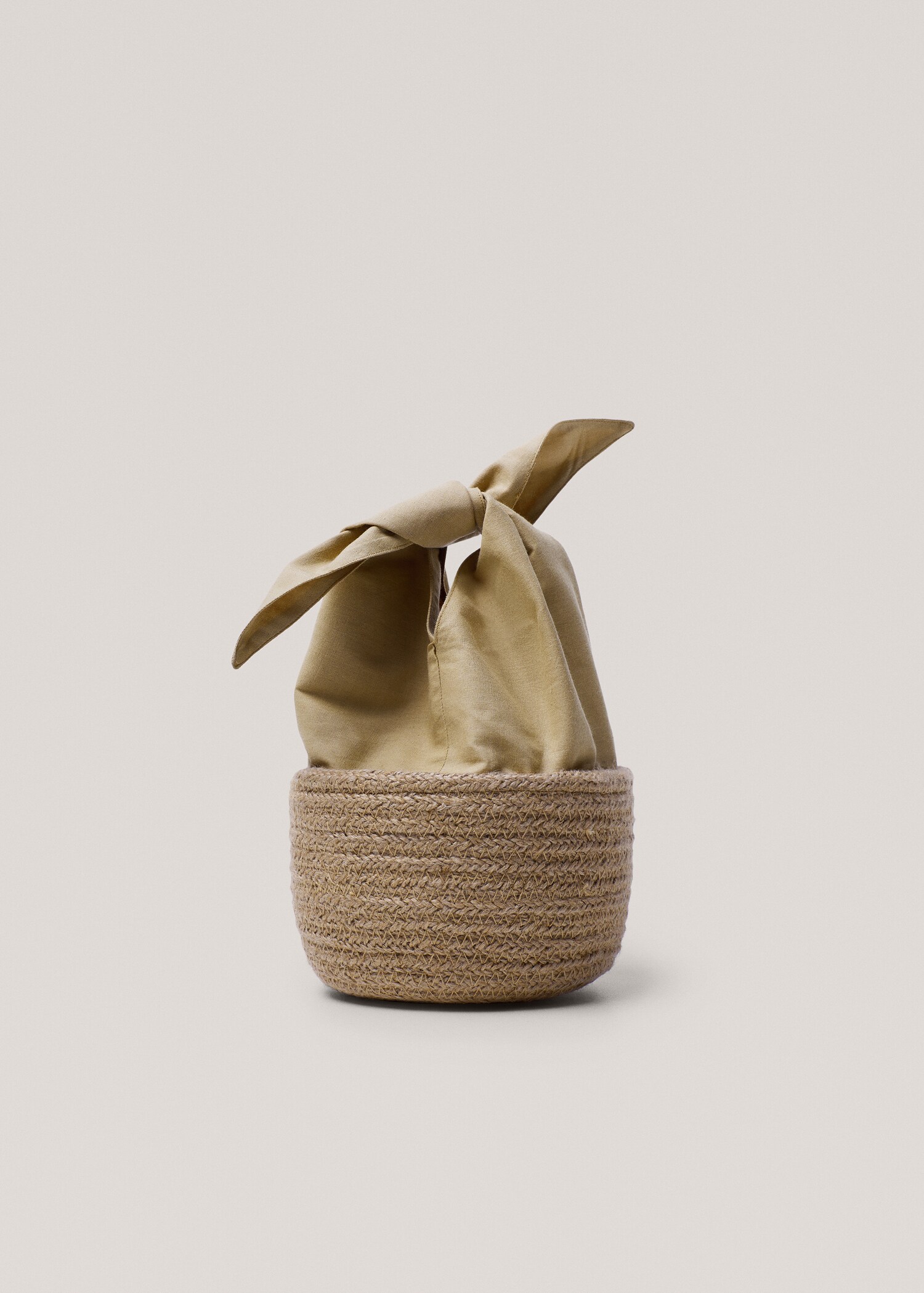 Coș de iută cu toartă 10x15 cm - Articol fără model