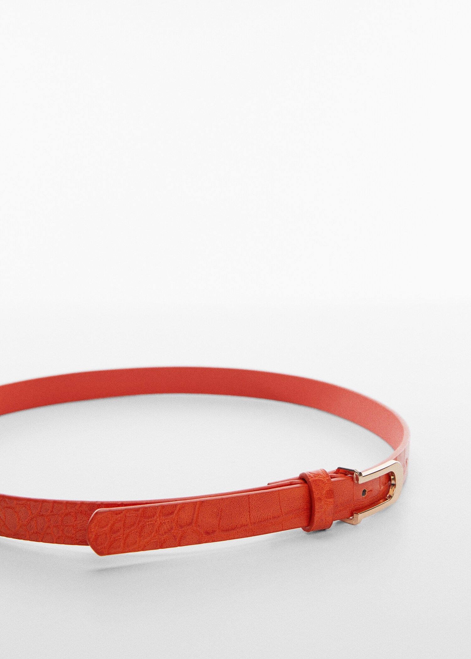 Crocodile effect belt - Medium plane