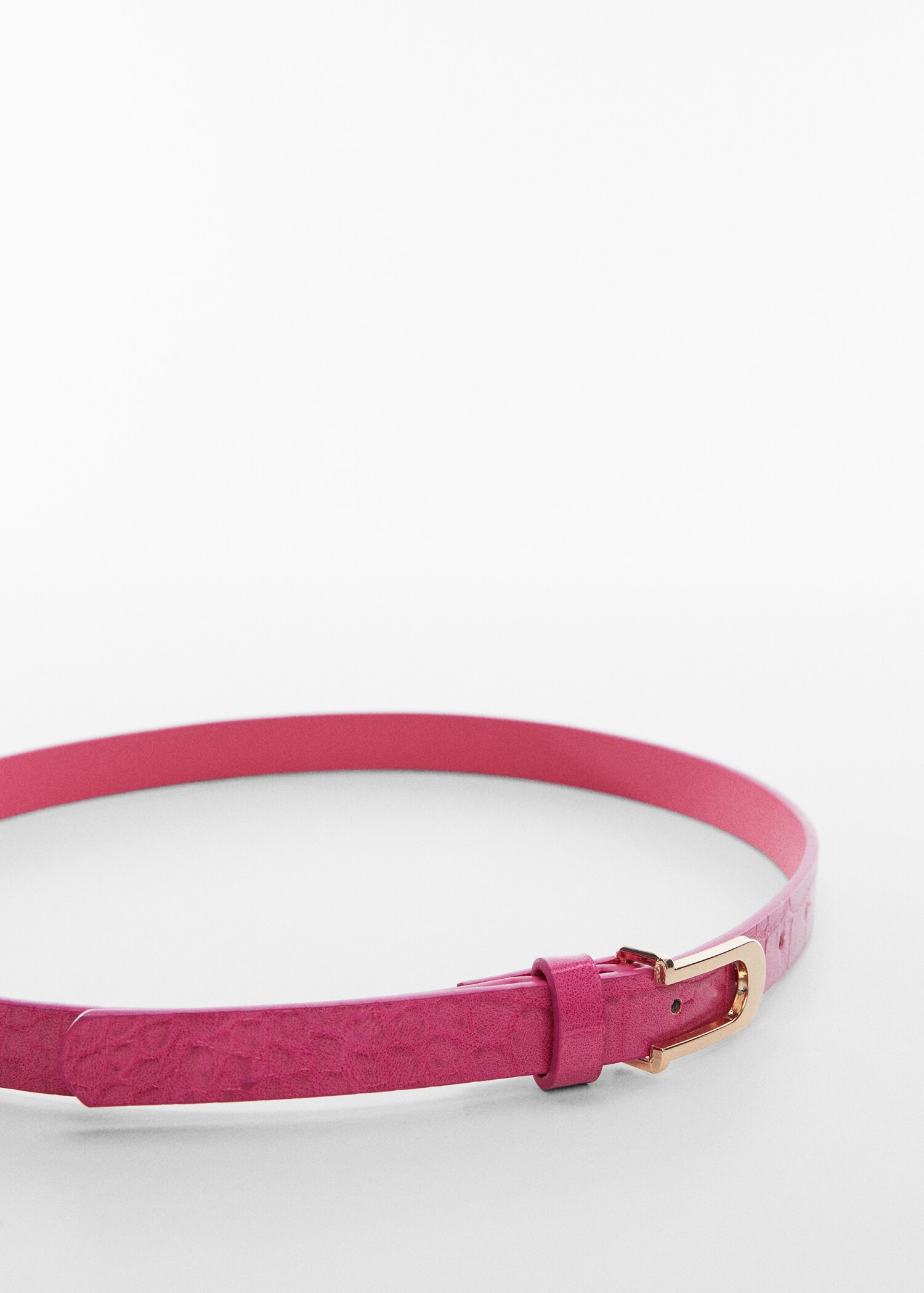 Crocodile effect belt - Medium plane