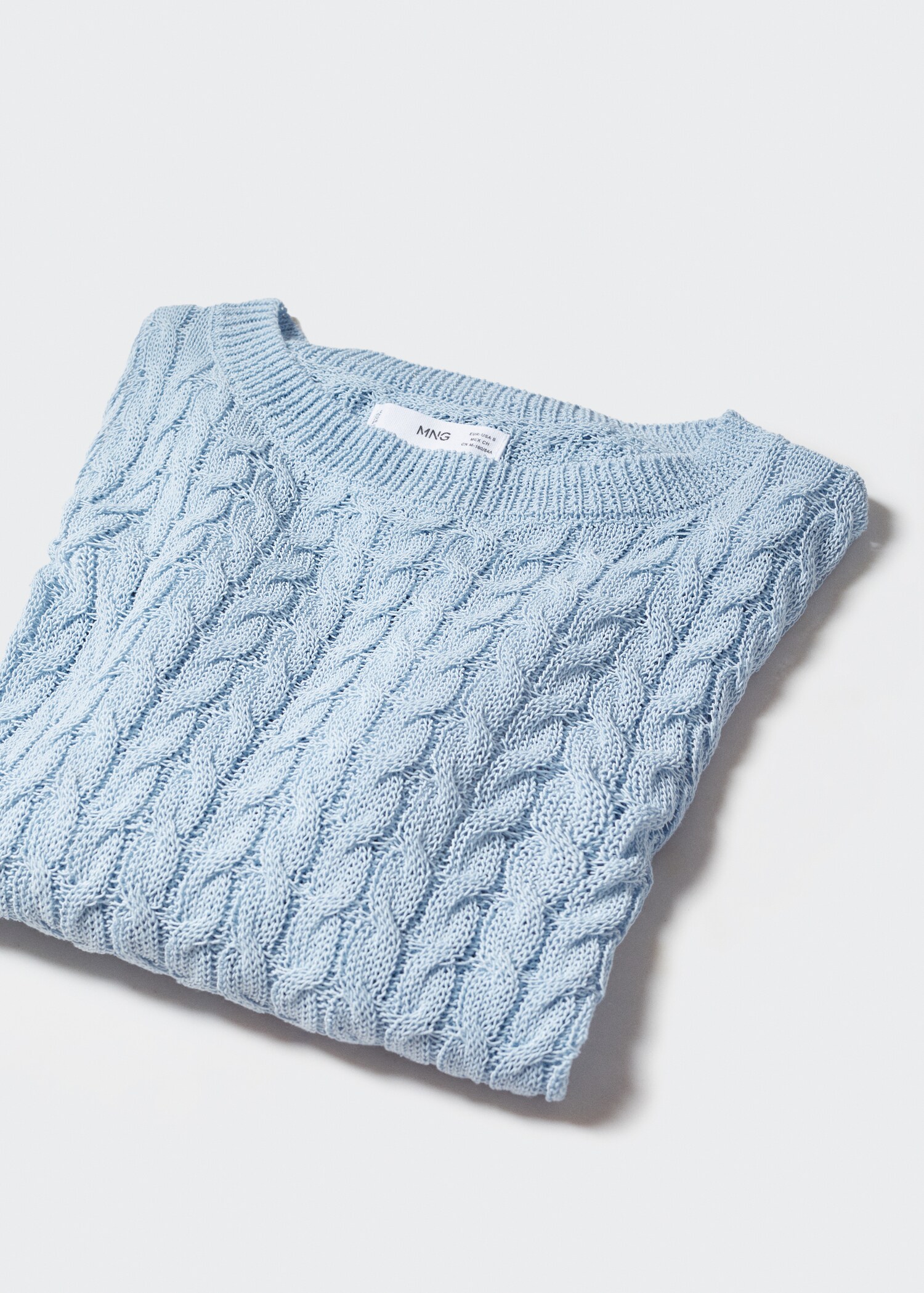 Knitted braided sweater - Details of the article 8