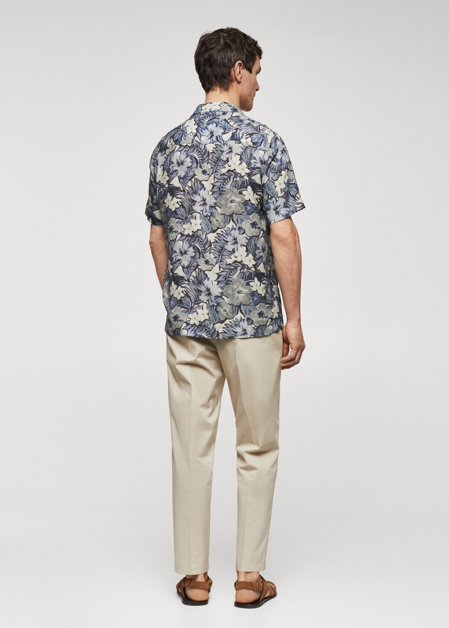 Regular Fit-Hemd mit Hawaii-Muster - Rückseite des Artikels