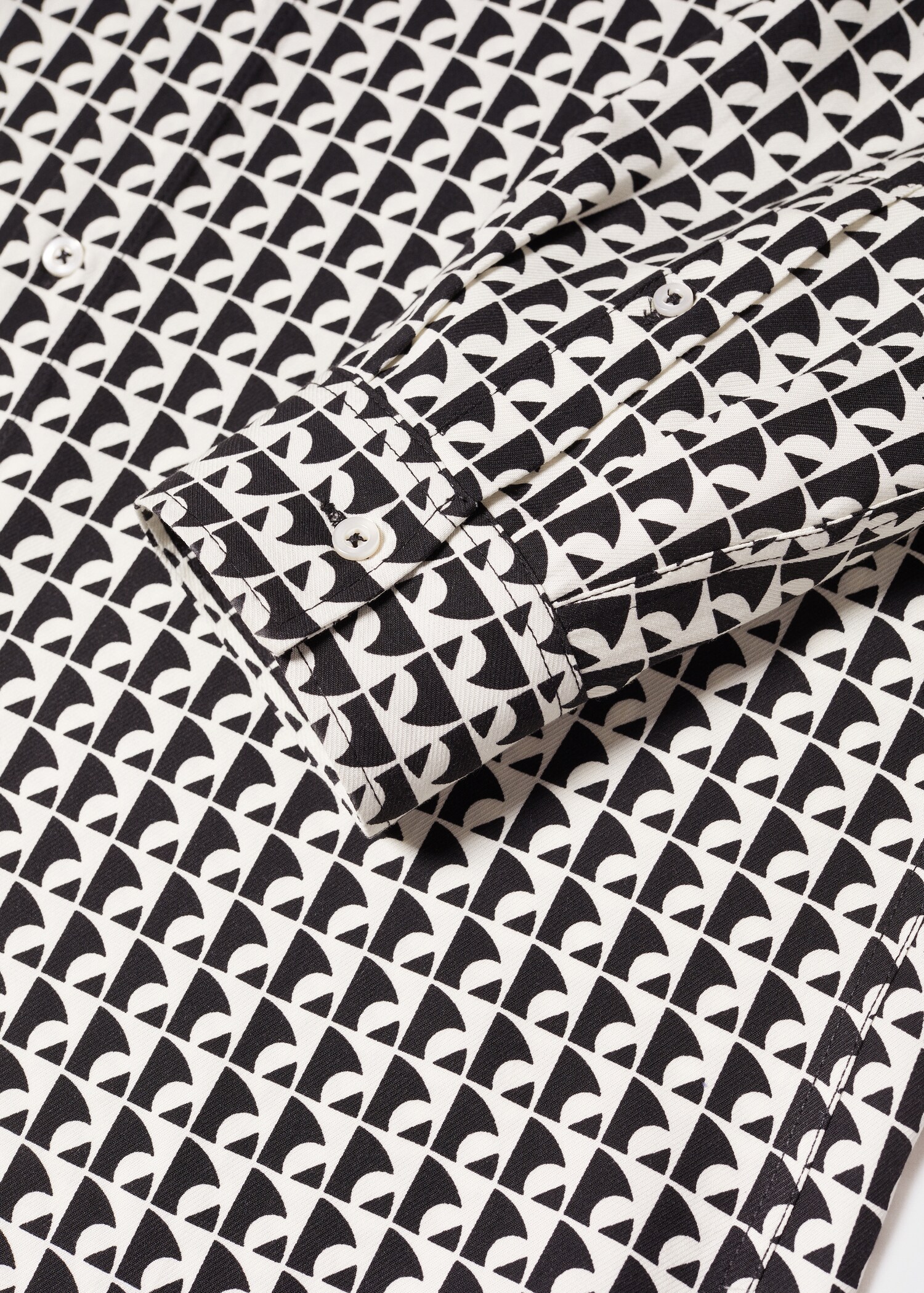 Gemustertes Regular Fit-Hemd  - Detail des Artikels 8