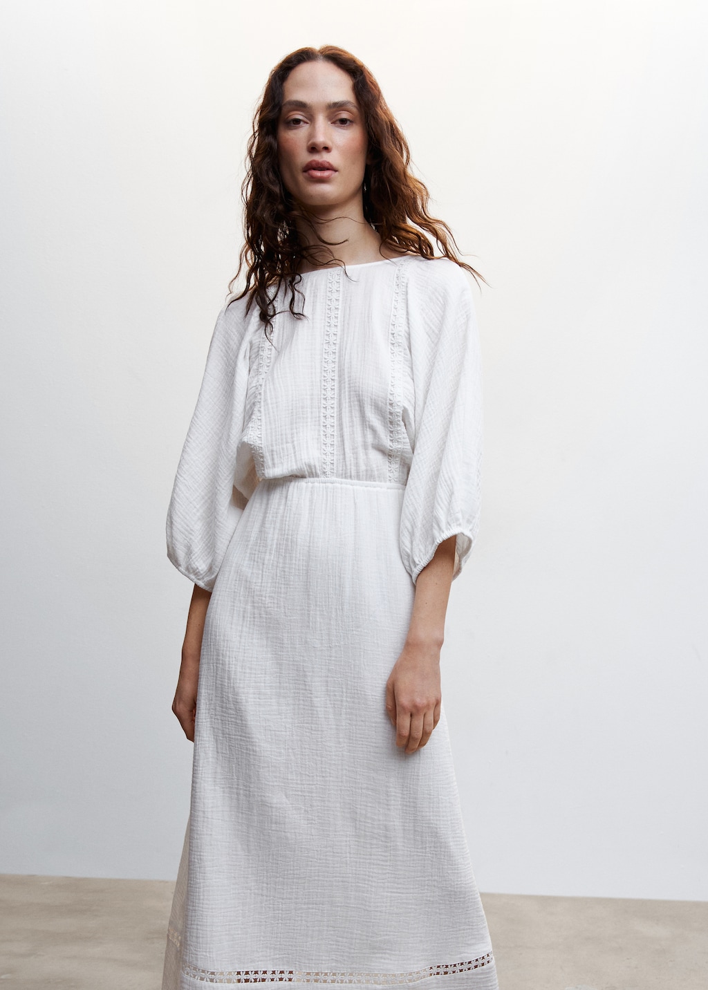 Robe coton n ud dos