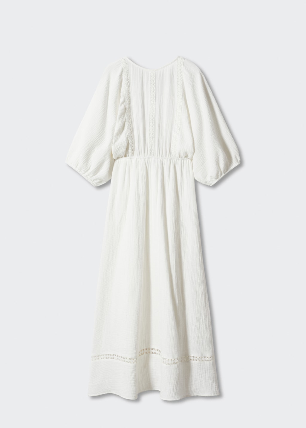 Robe coton n ud dos