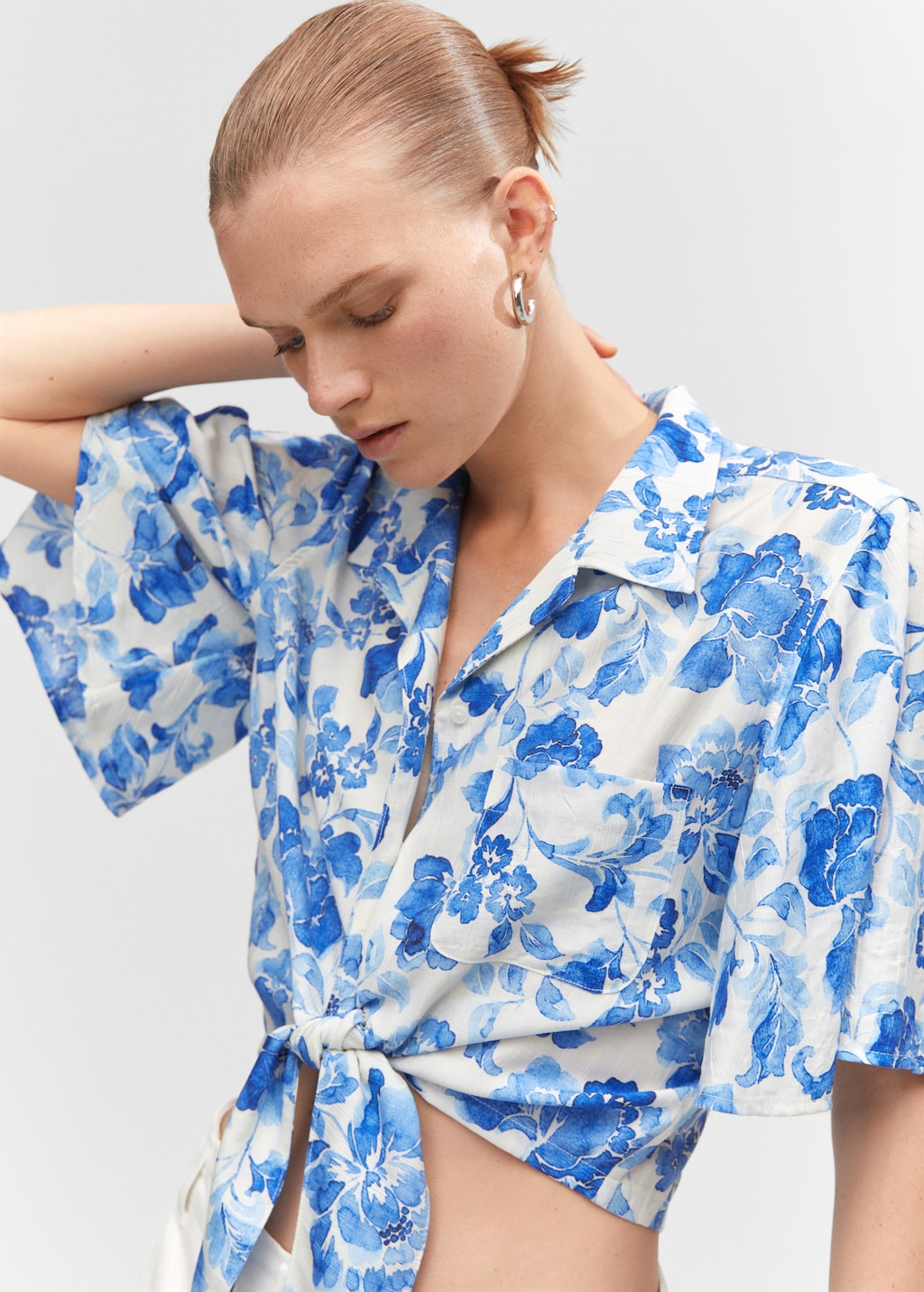 ファッション Magritta Short Sleeve Floral Blouses for Women Stylish Loose Fit Button Up Amazon.com: Short Sleeve Blouses for Women V Neck Dressy