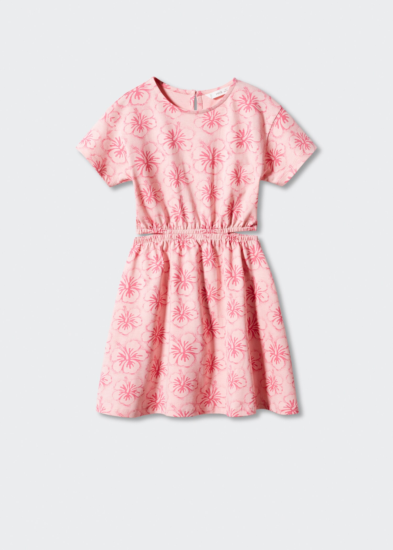 Printed cut-out detail dress - Article without model