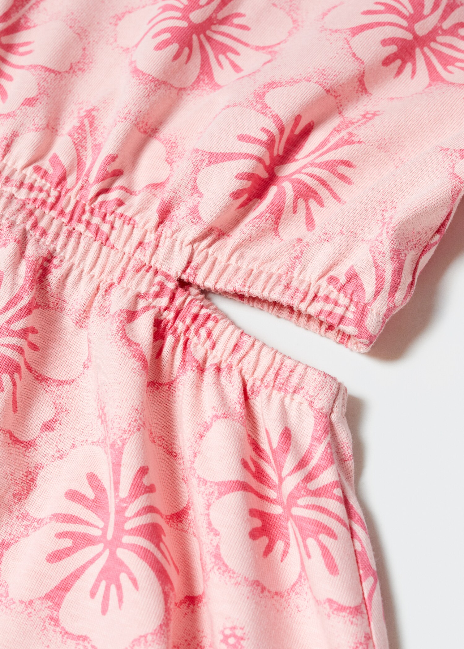Printed cut-out detail dress - Details of the article 8