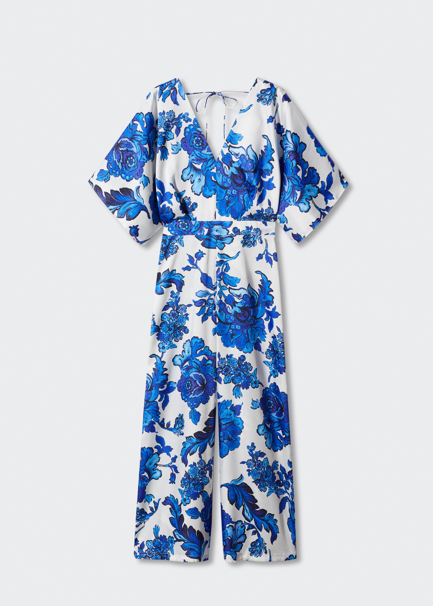 Floral cropped jumpsuit - Article without model