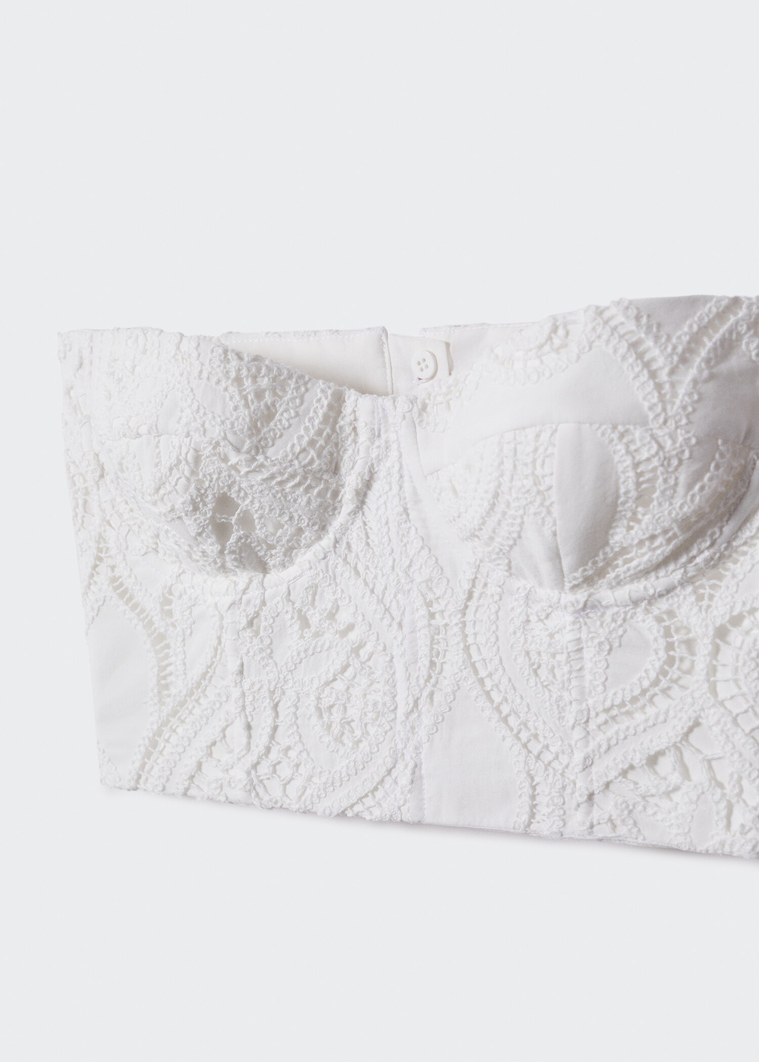 Embroidered corset top - Details of the article 8