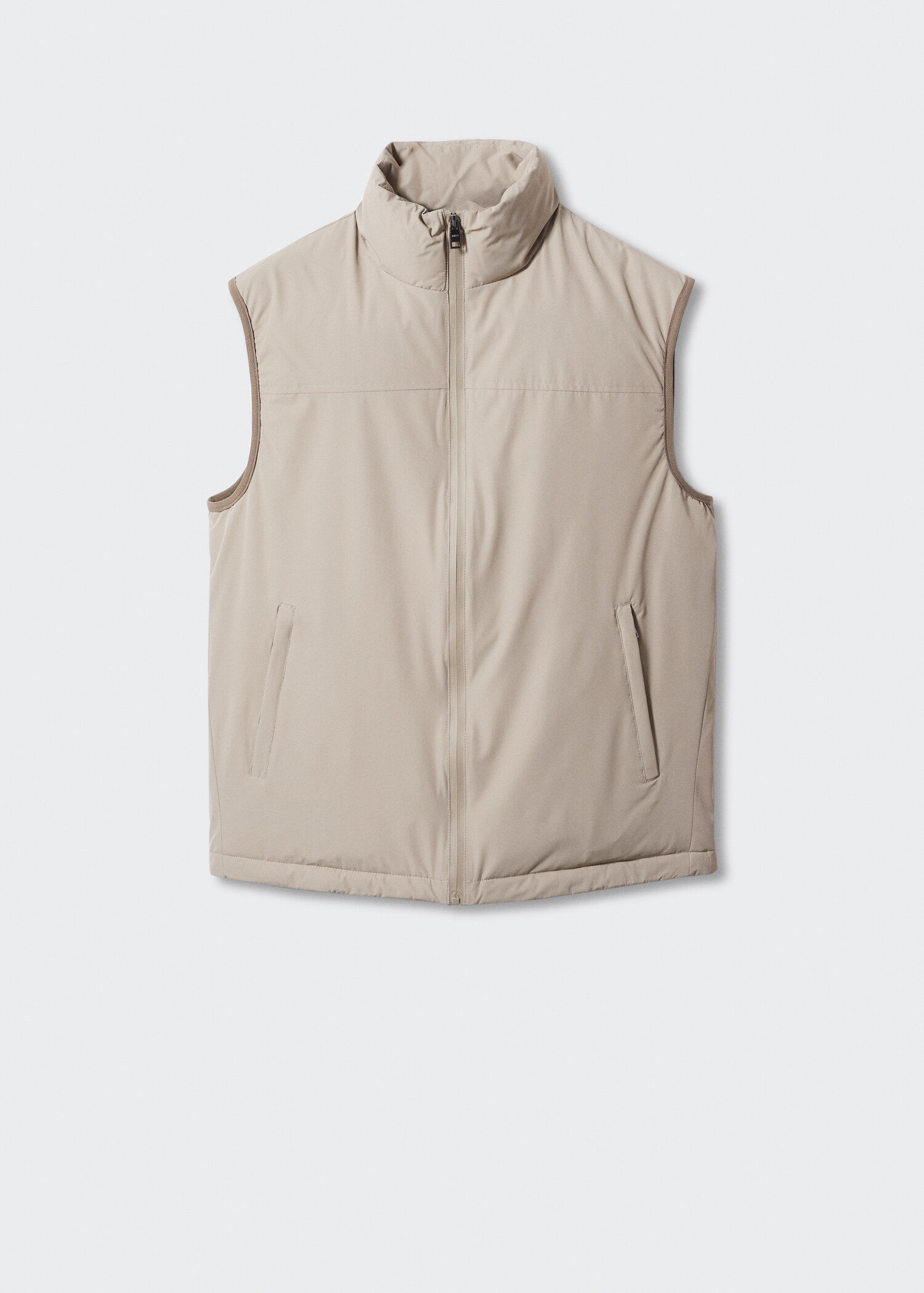 Water-repellent quilted gilet - Article without model