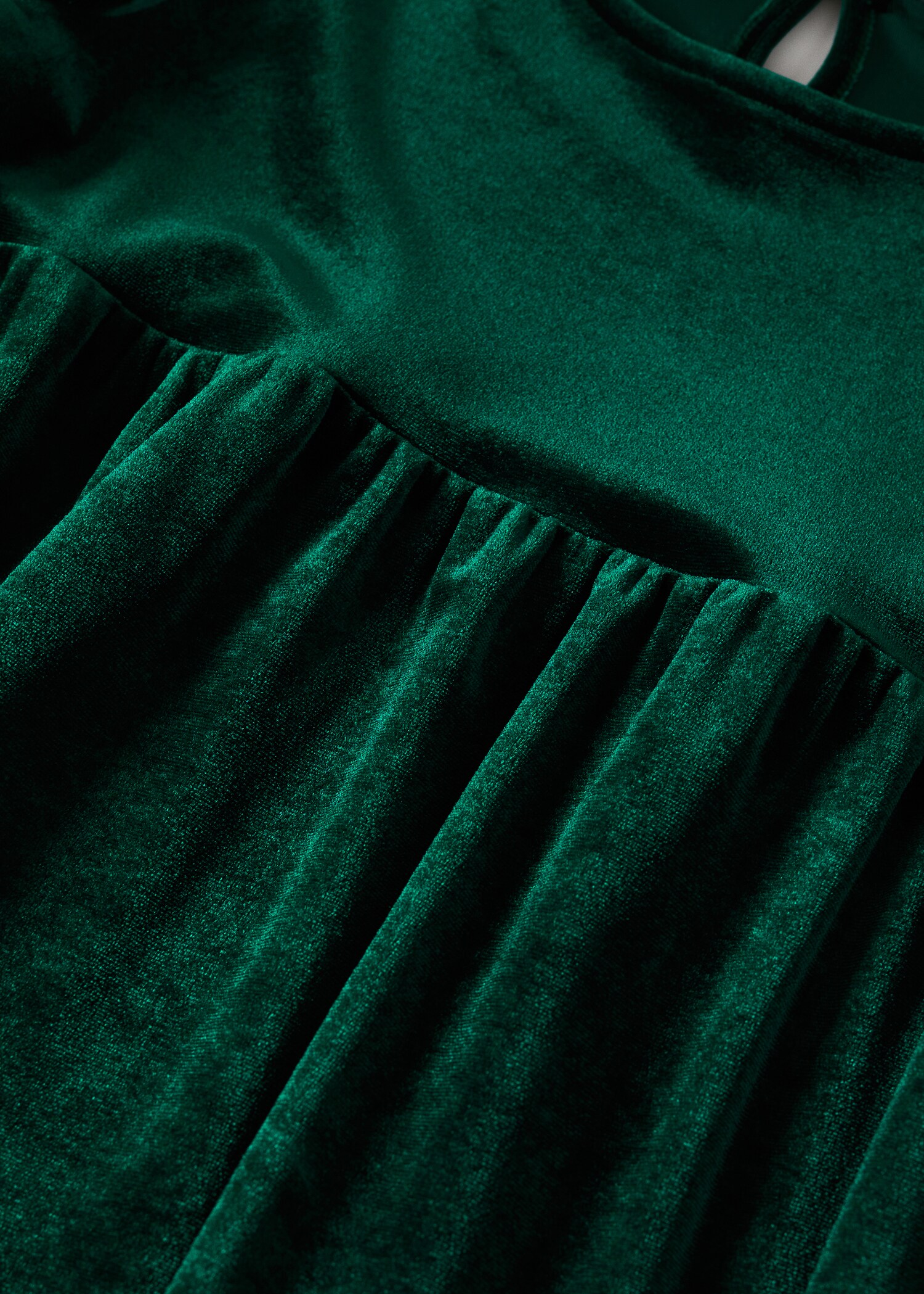 Ruffled velvet dress - Details of the article 8