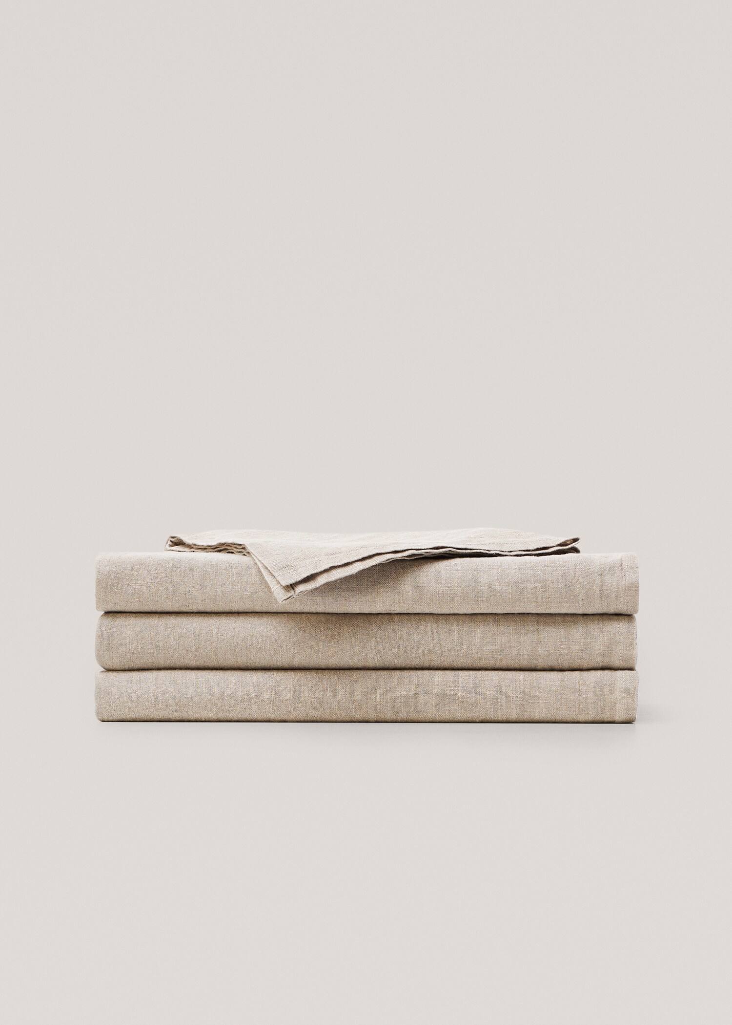 100% linen tablecloth 145x145cm - Article without model
