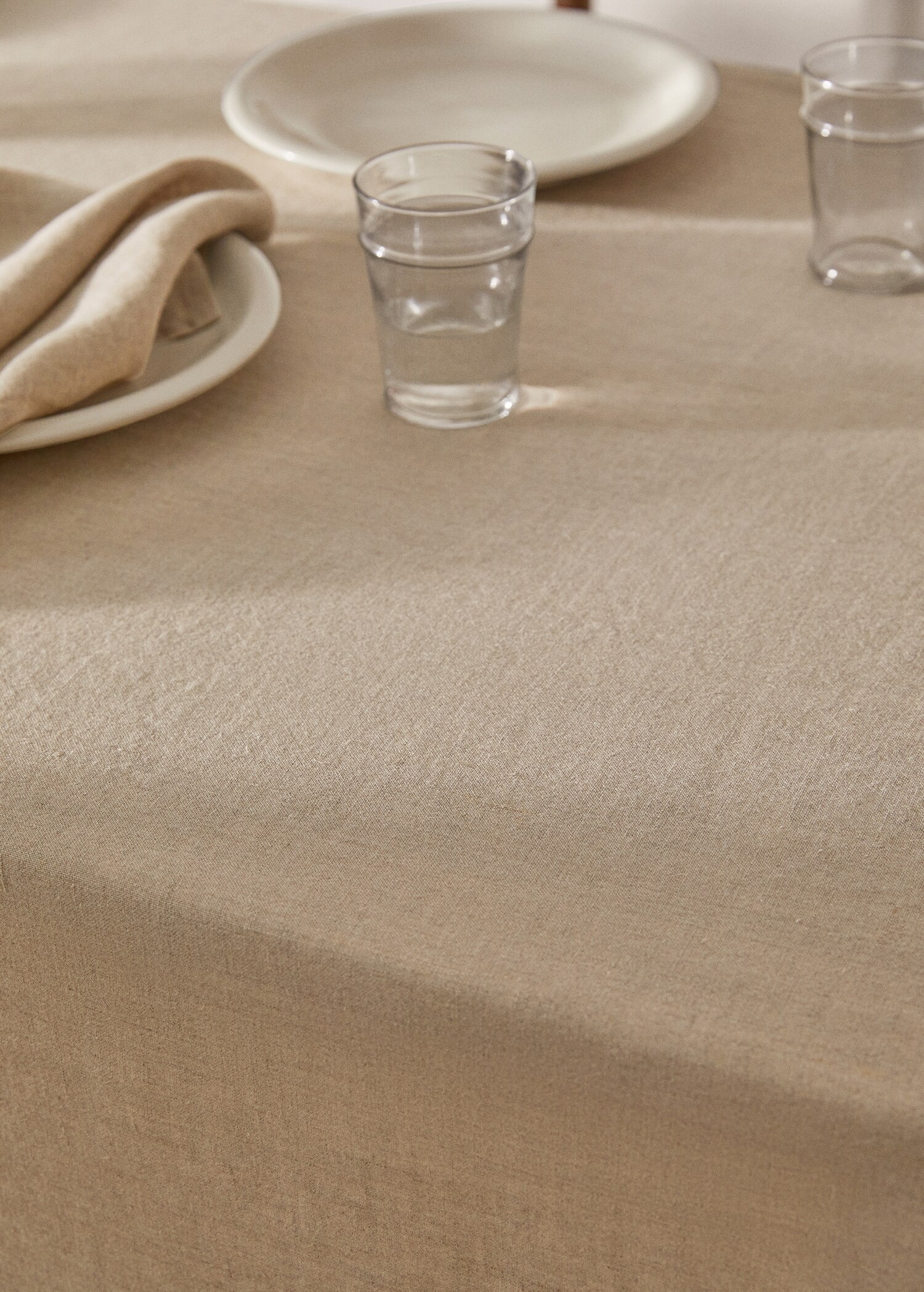 100% linen tablecloth 145x145cm - Details of the article 7