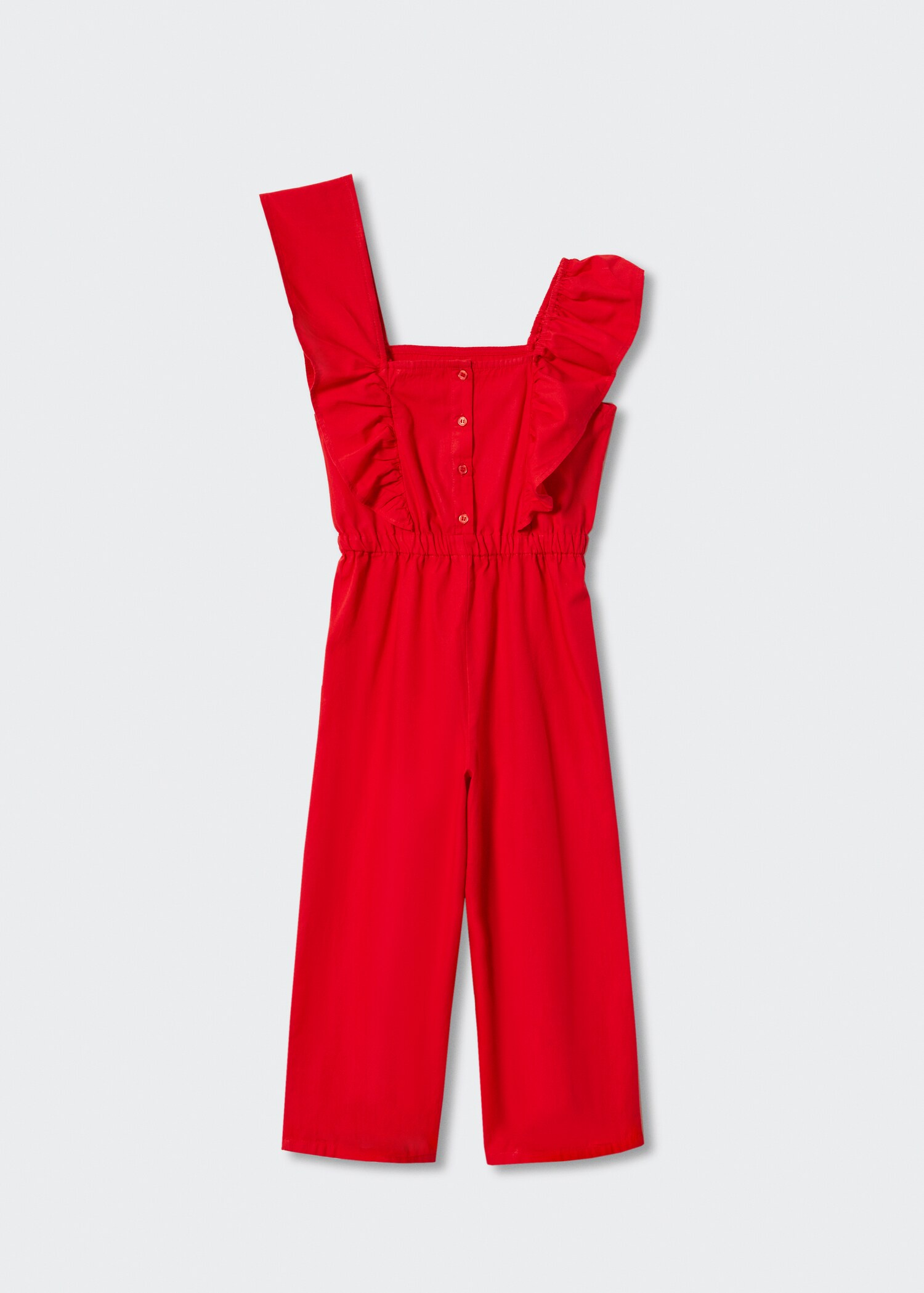 Lang jumpsuit i bomull - Baksiden av artikkelen