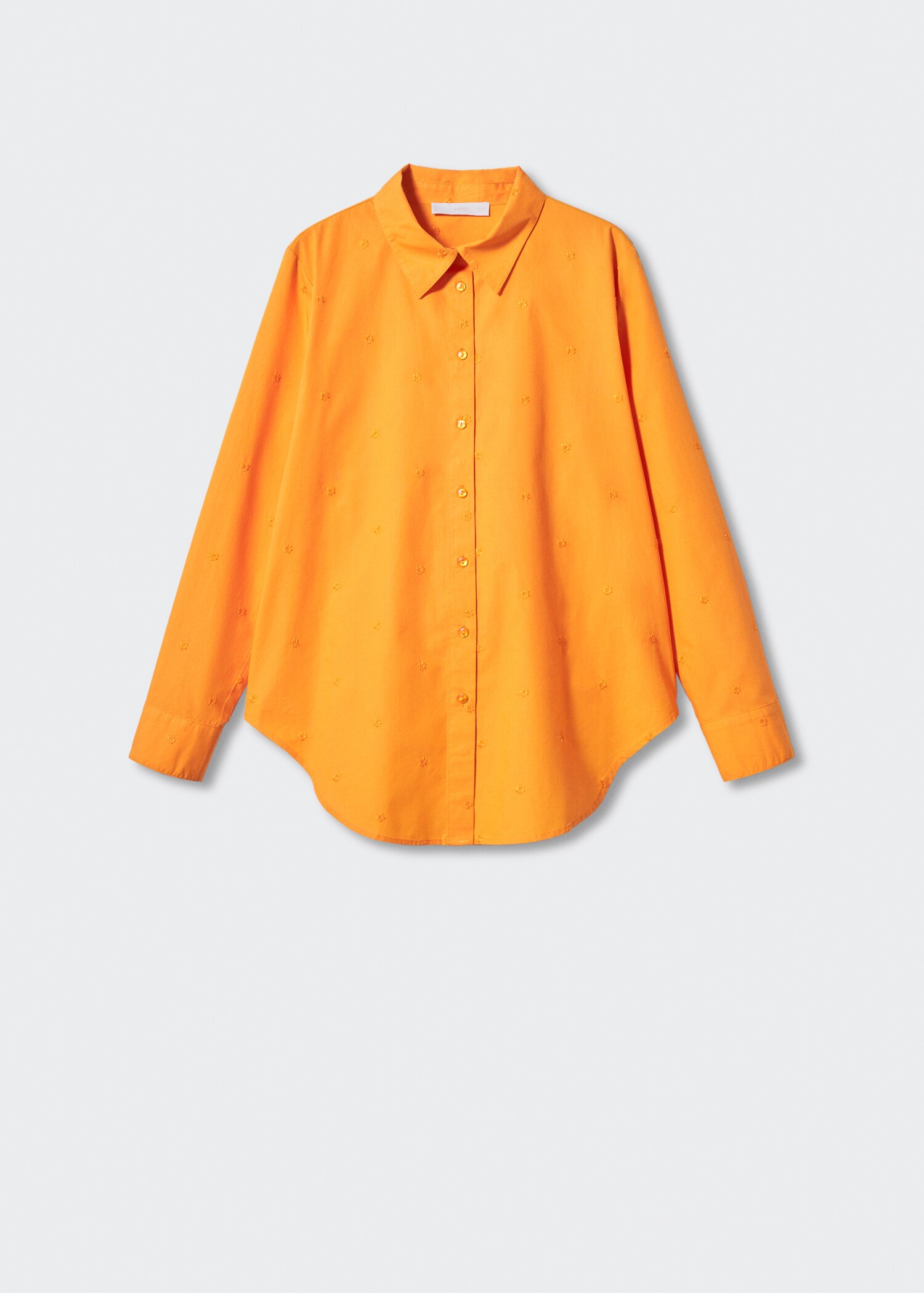 Embroidered flowers shirt - Article without model