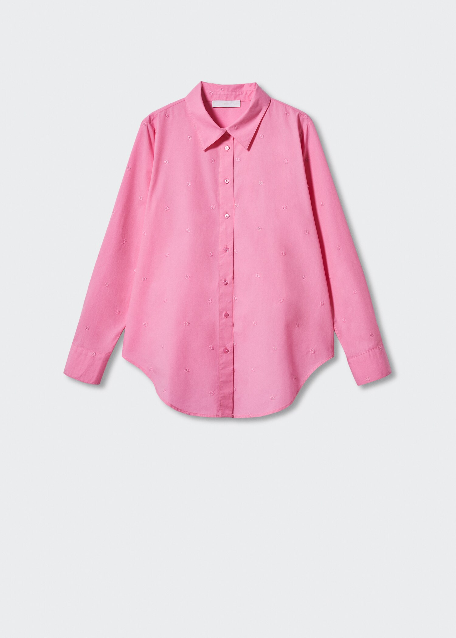 Embroidered flowers shirt - Article without model