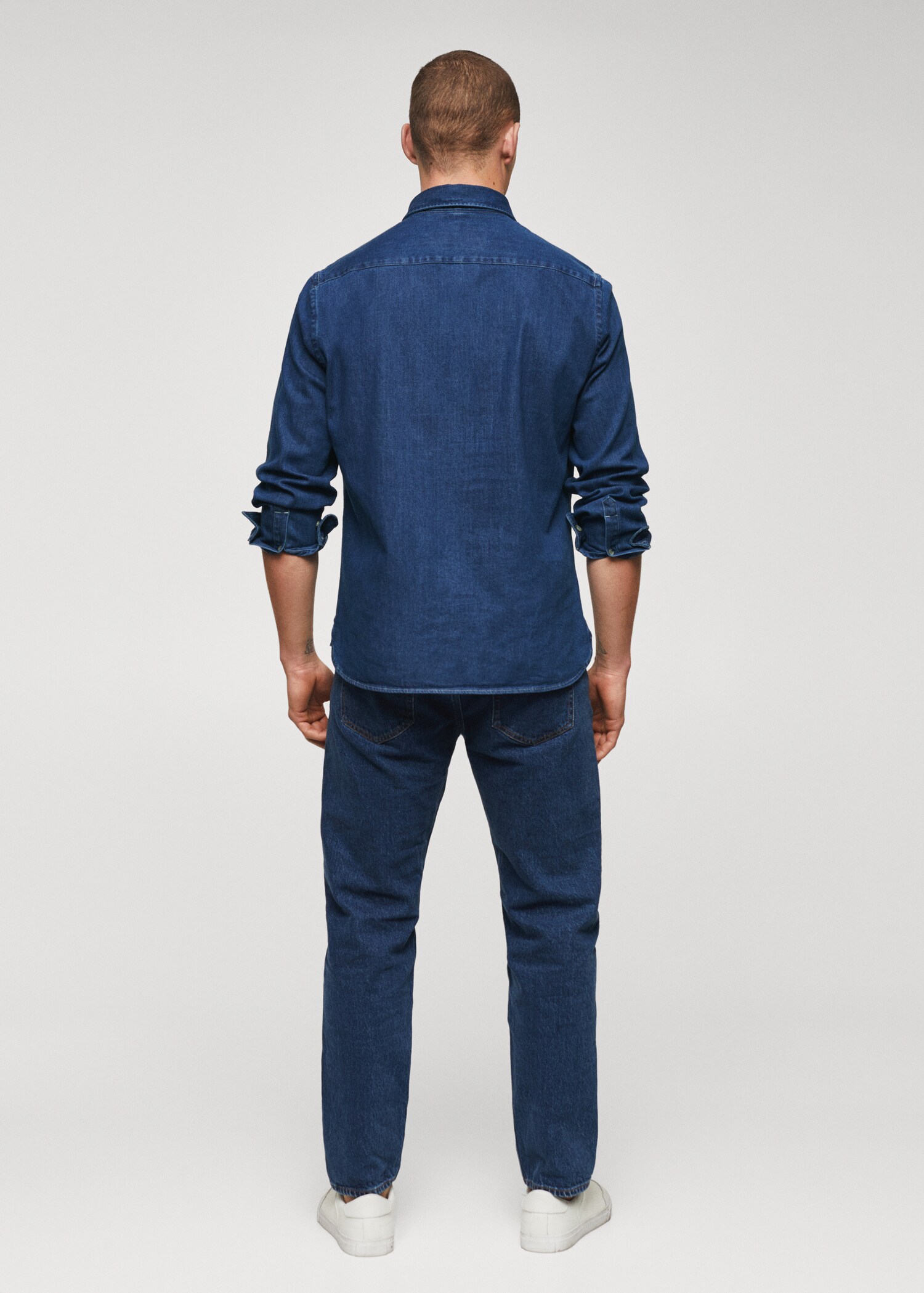 Slim Fit-Jeanshemd - Rückseite des Artikels