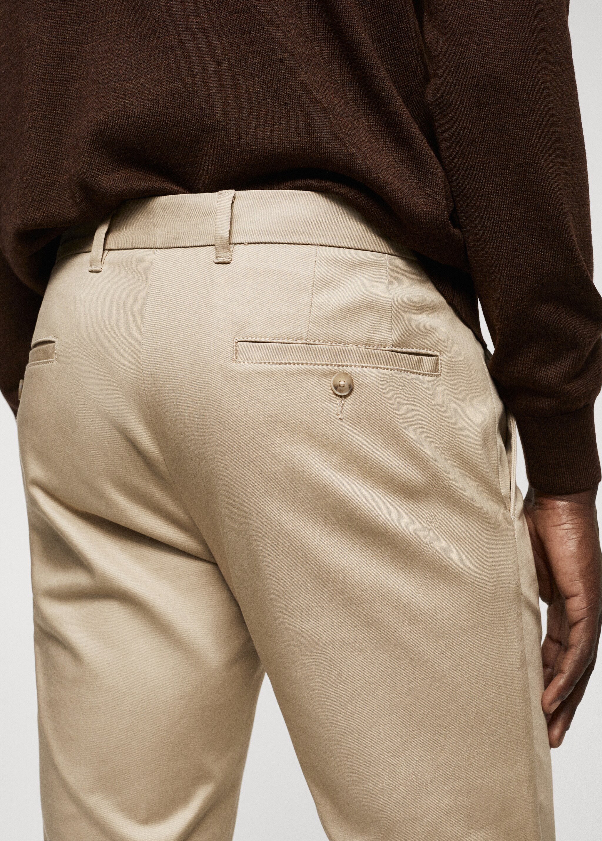 Skinny chino trousers - Details of the article 4