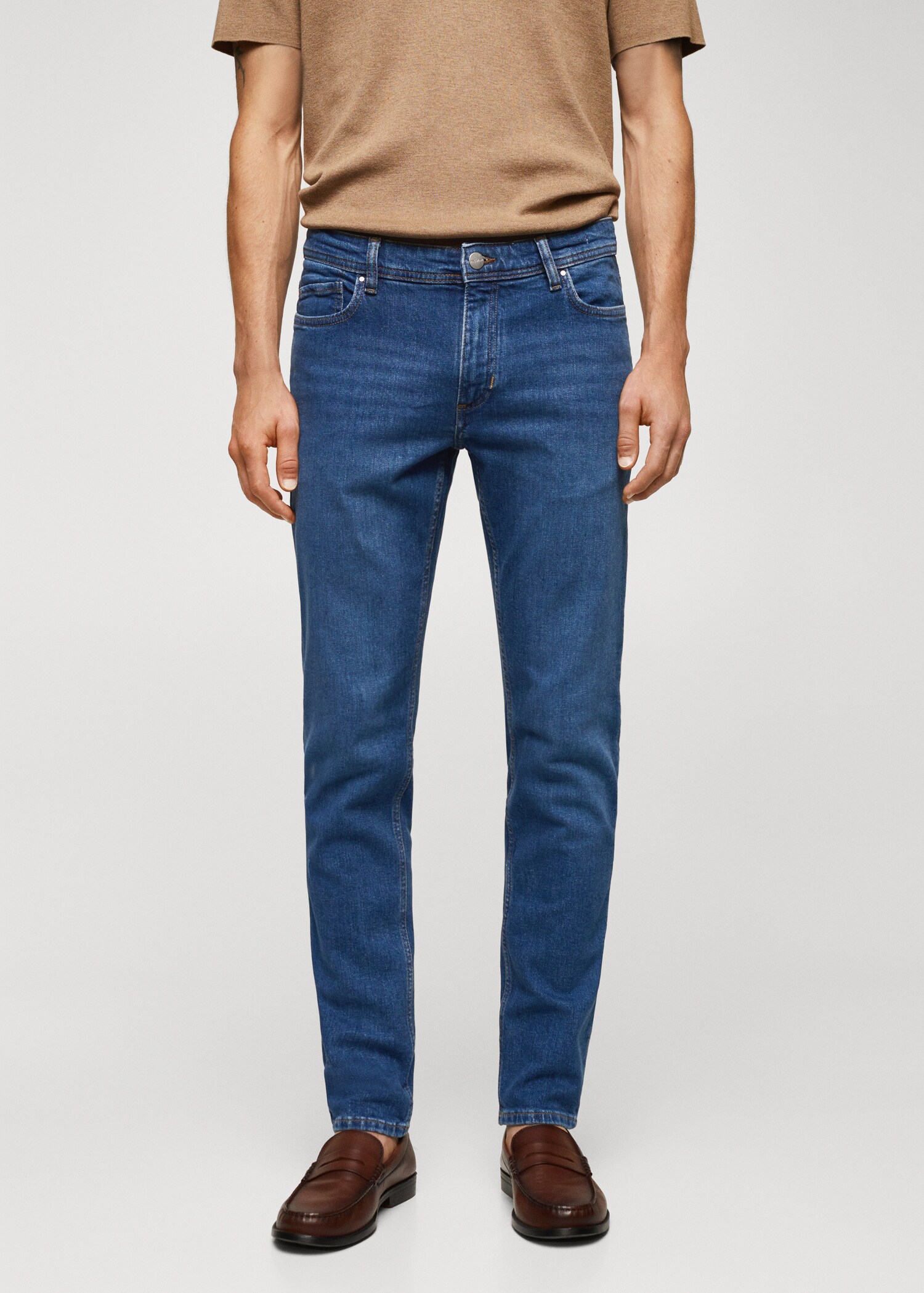 Jan slim-fit jeans - Medium plane